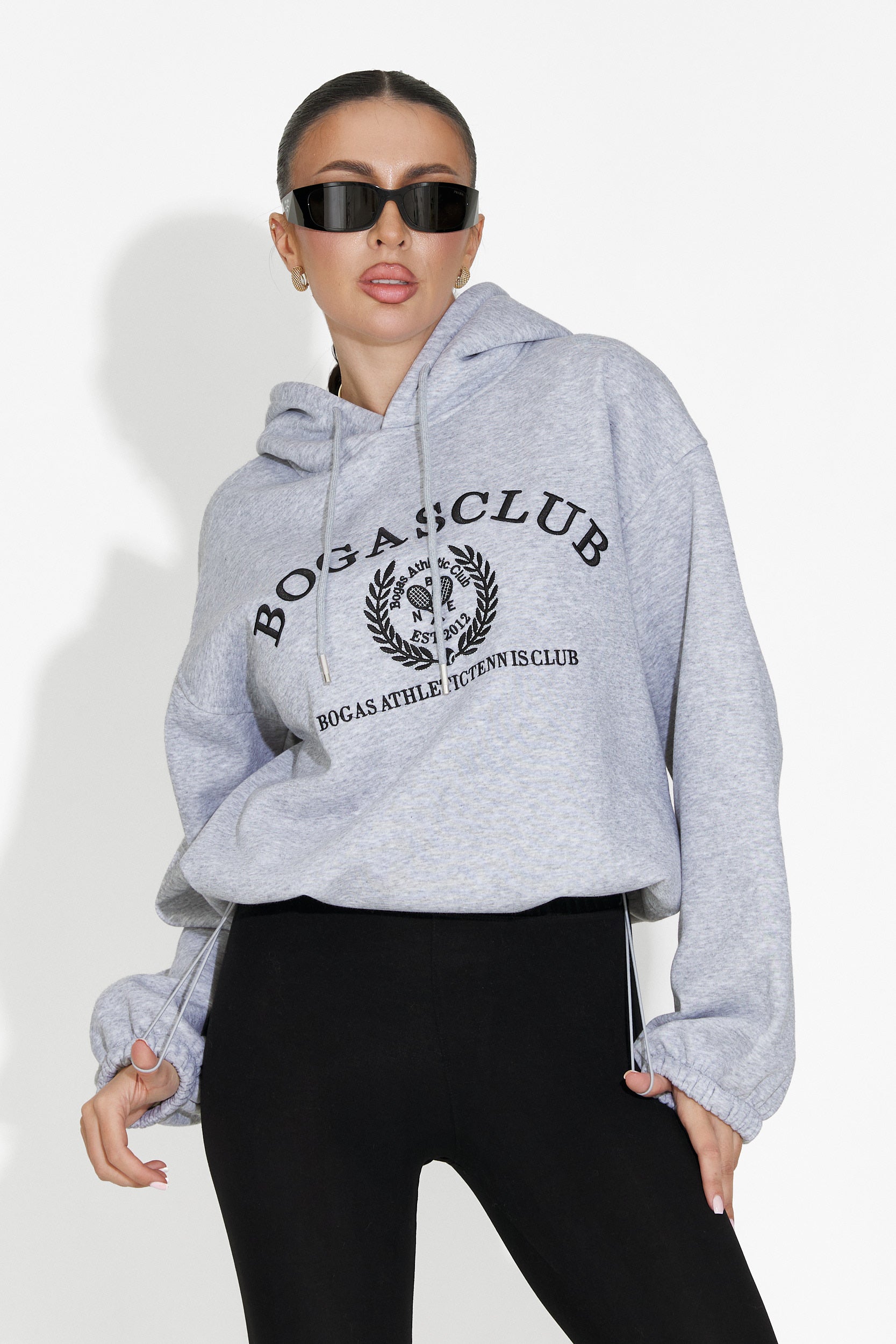 Sudadera Casual Gris para Damas Rinalis Bogas