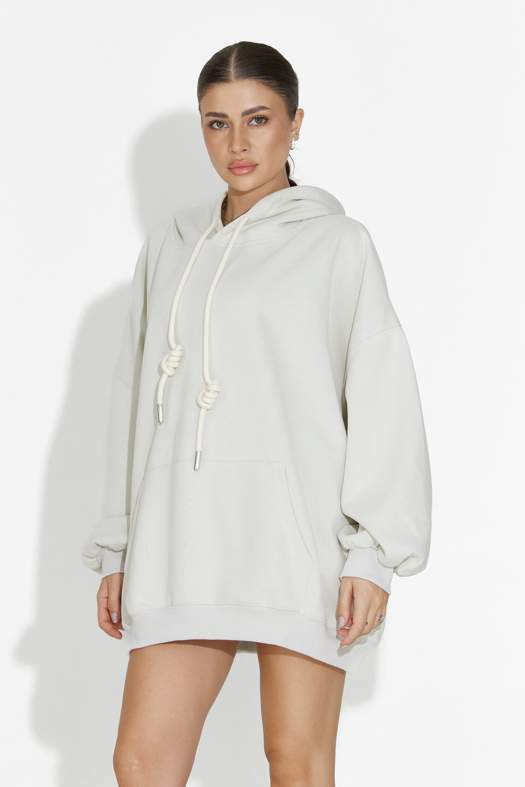 Γυναικείο casual φούτερ χακί Noblesa Bogas