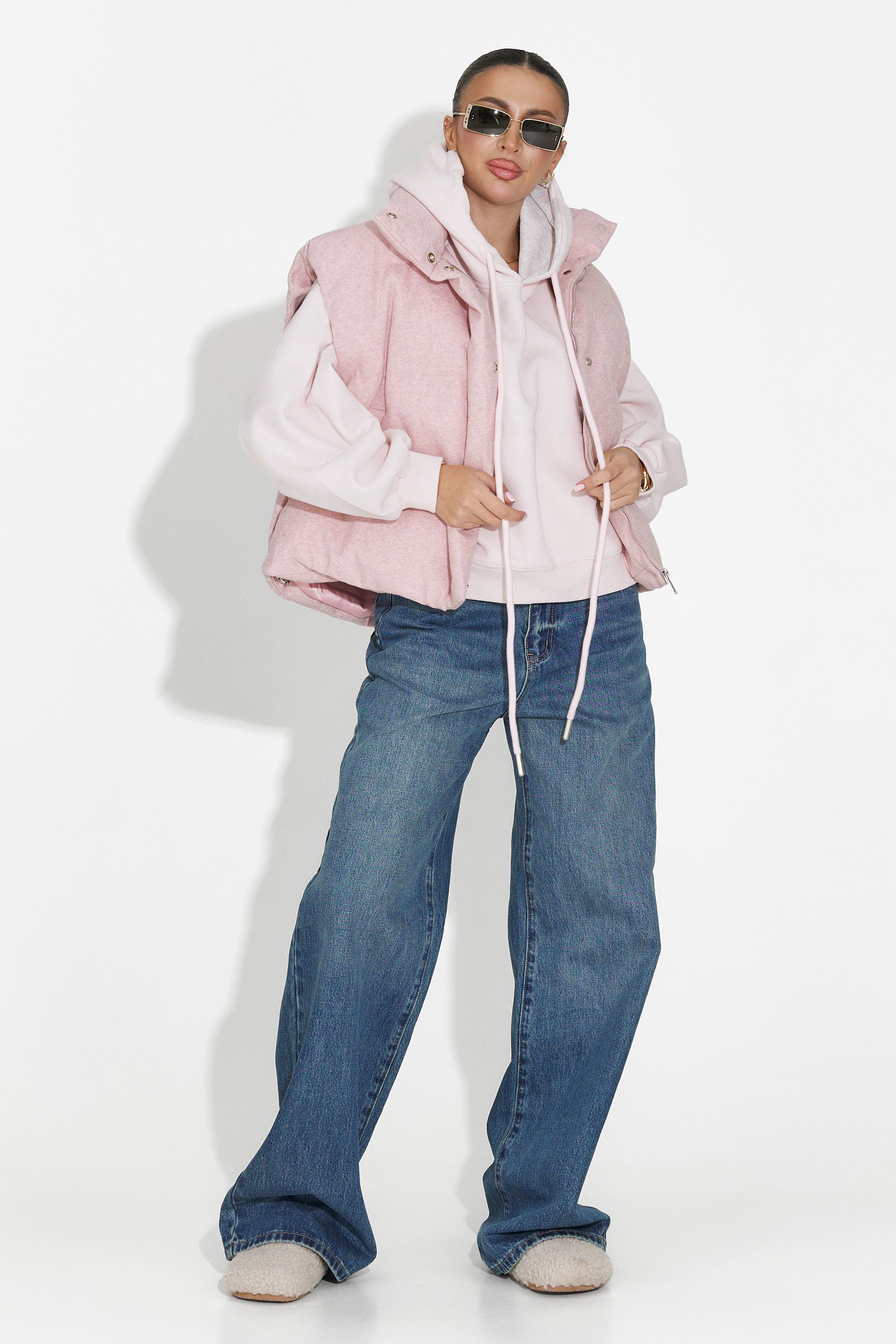 Bluza damska casual różowa Loravia Bogas