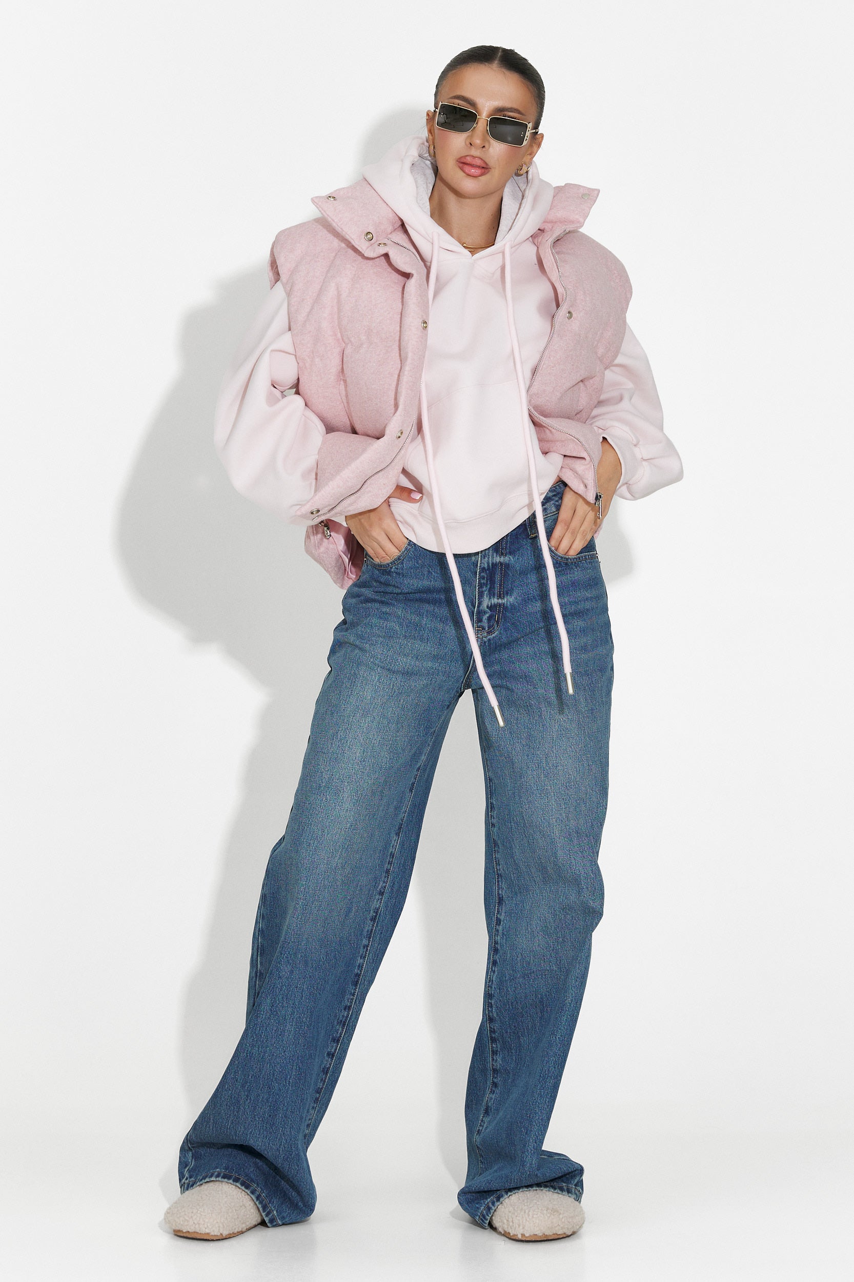 Bluza damska casual różowa Loravia Bogas