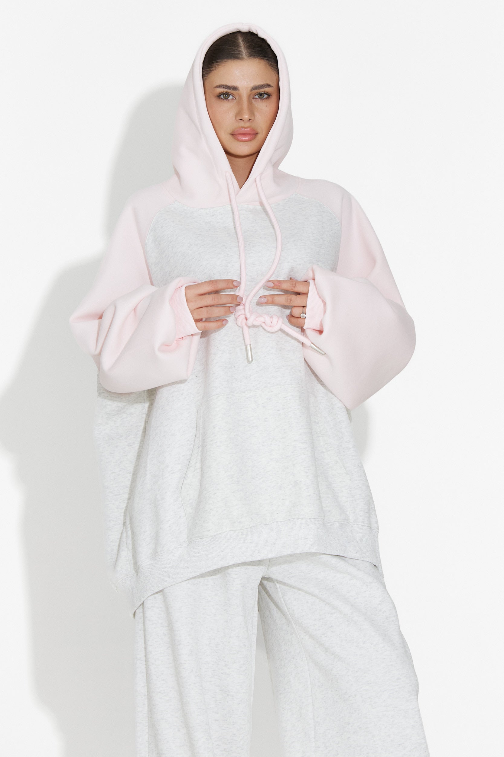 Casual pink ladies hoodie Tavric Bogas