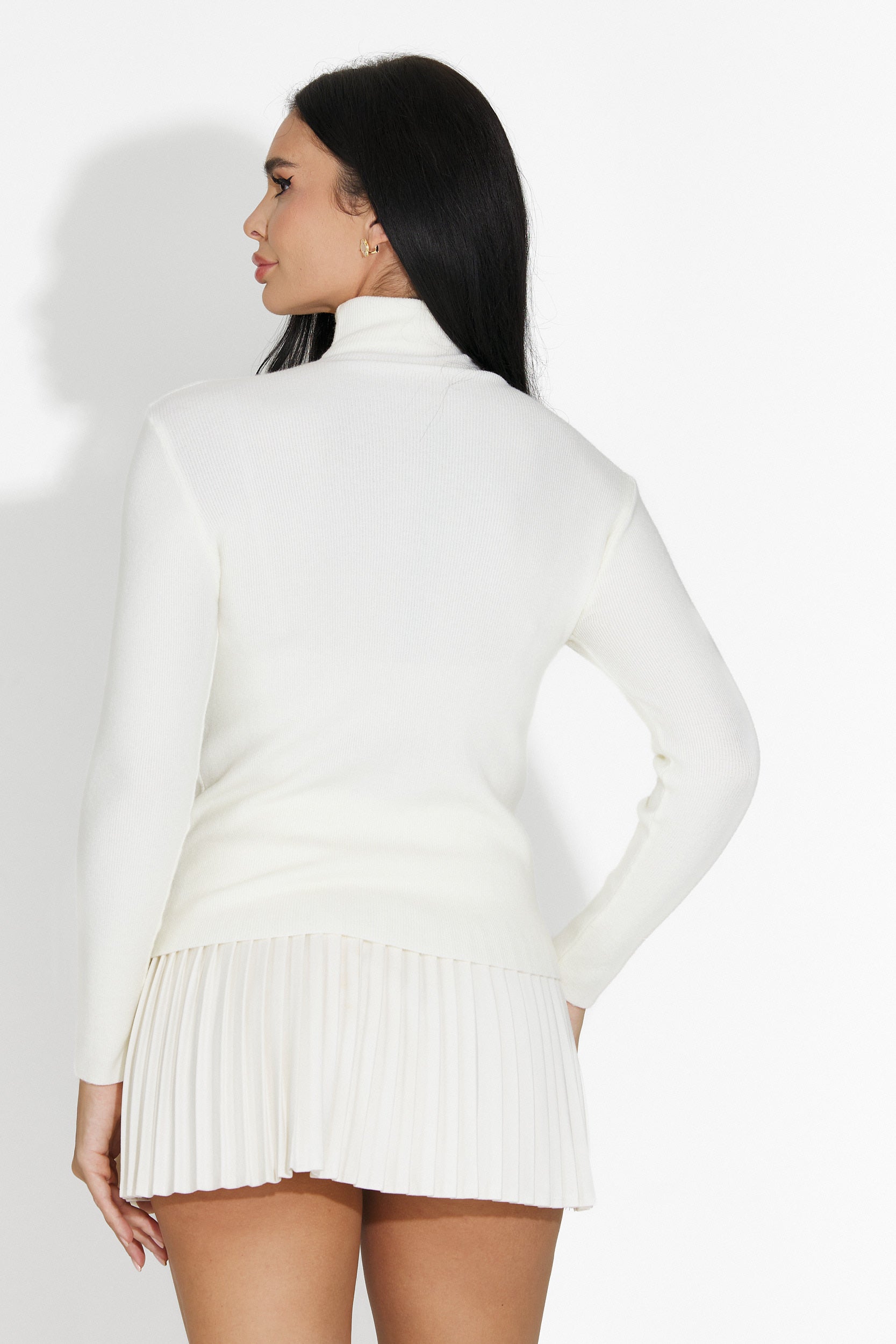 Beige casual damtröja Invera Bogas