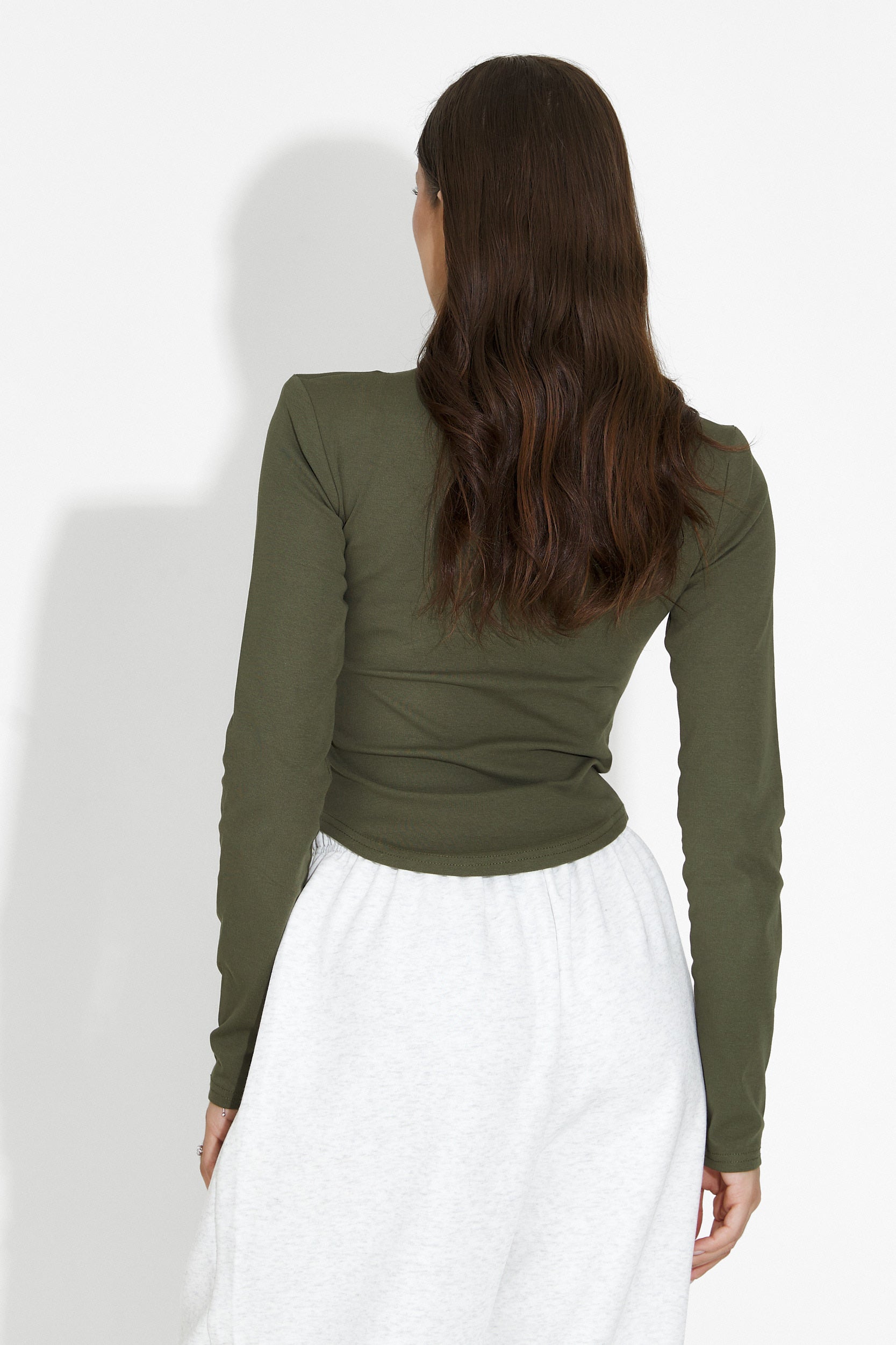 Casual damtröja khaki Fenalya Bogas