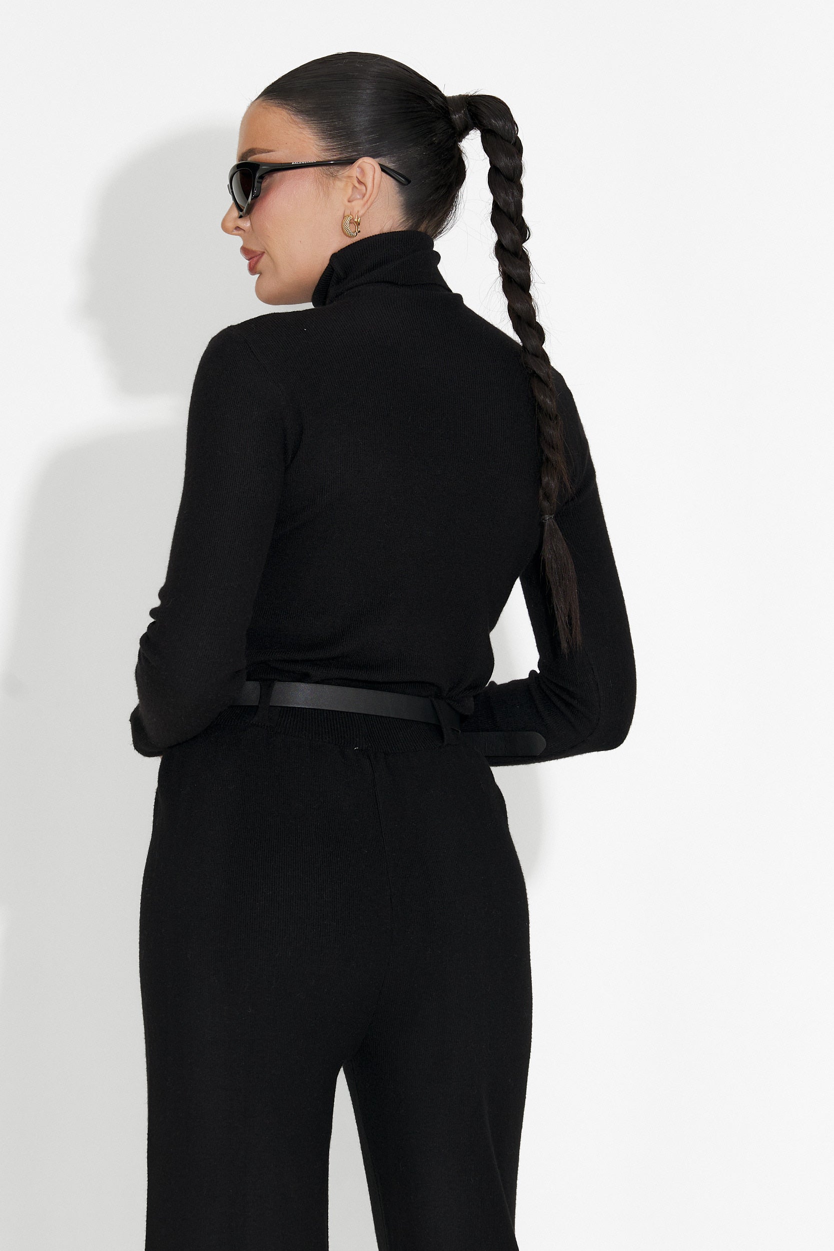 Μαύρο casual γυναικείο ζιβάγκο Invera Bogas