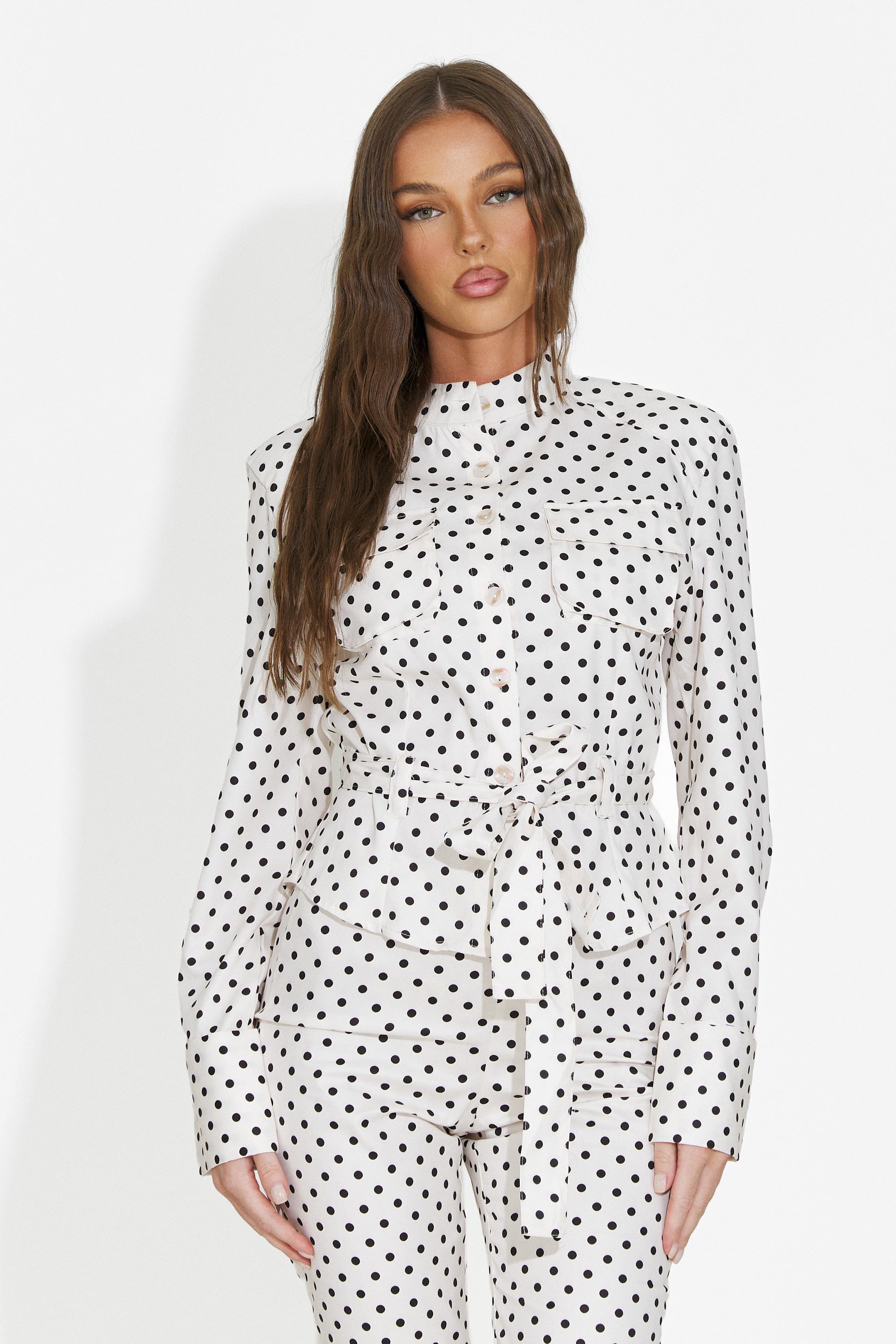 White casual women's jacket Harlea Bogas