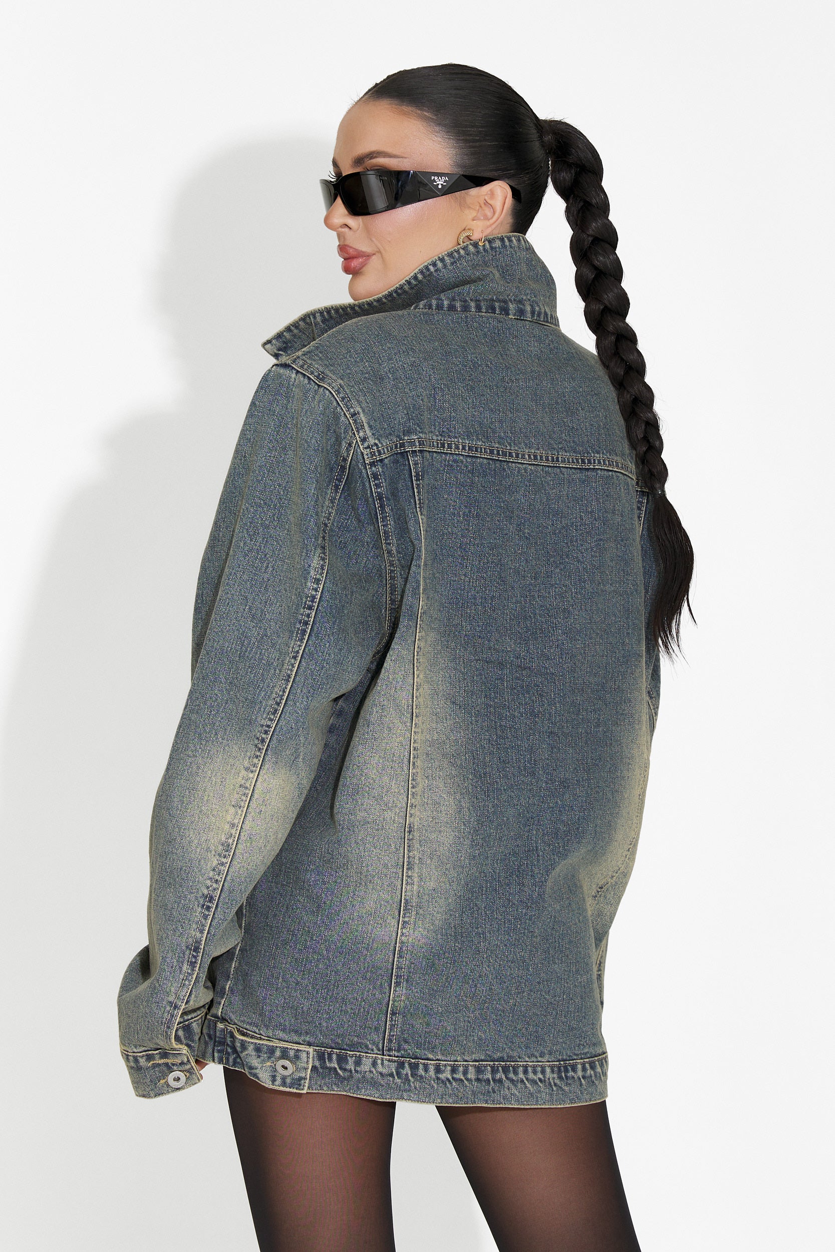 Hazelia Bogas Casual Blue Ladies Jacket