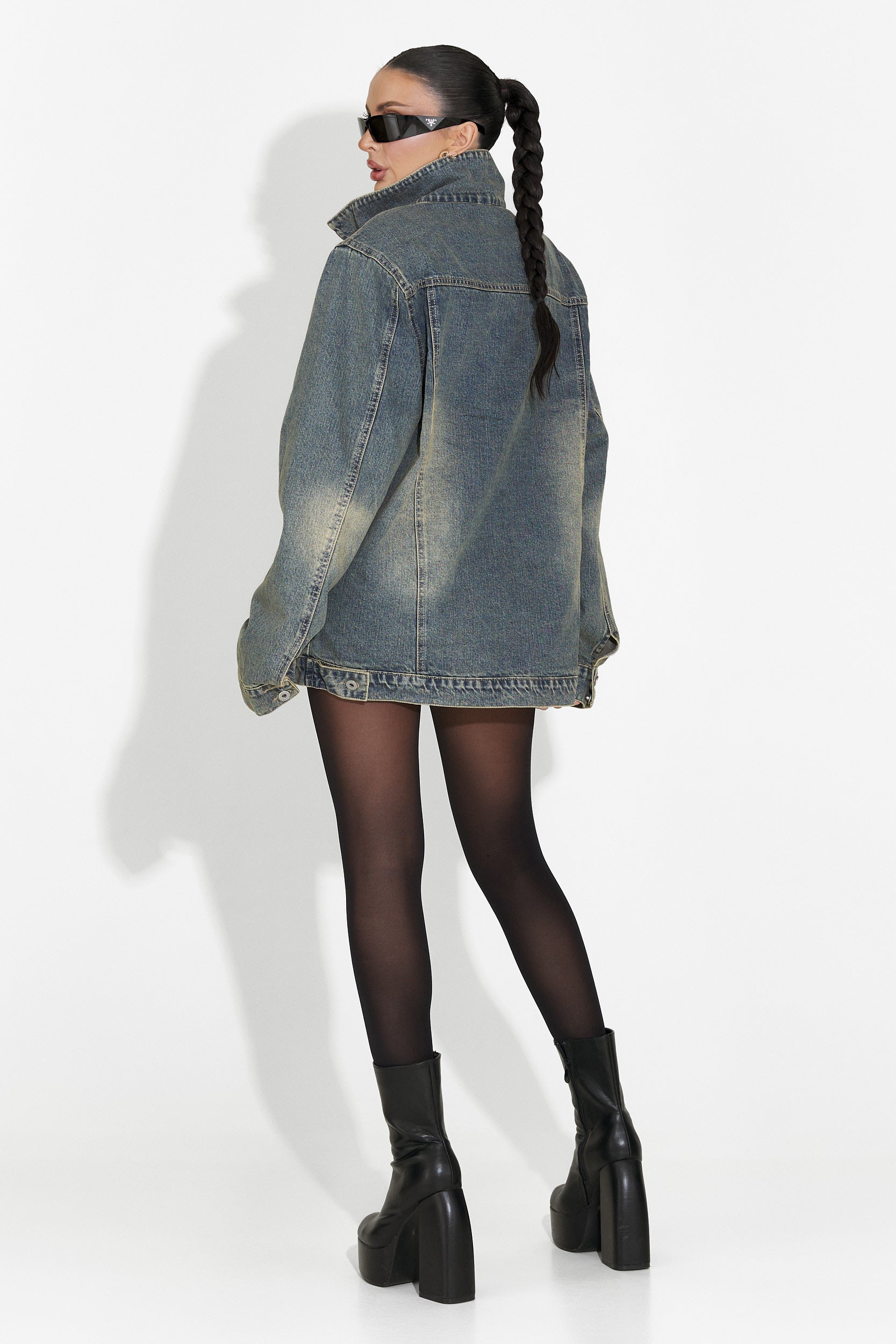 Γυναικεία μπουφάν casual γαλάζιο Hazelia Bogas