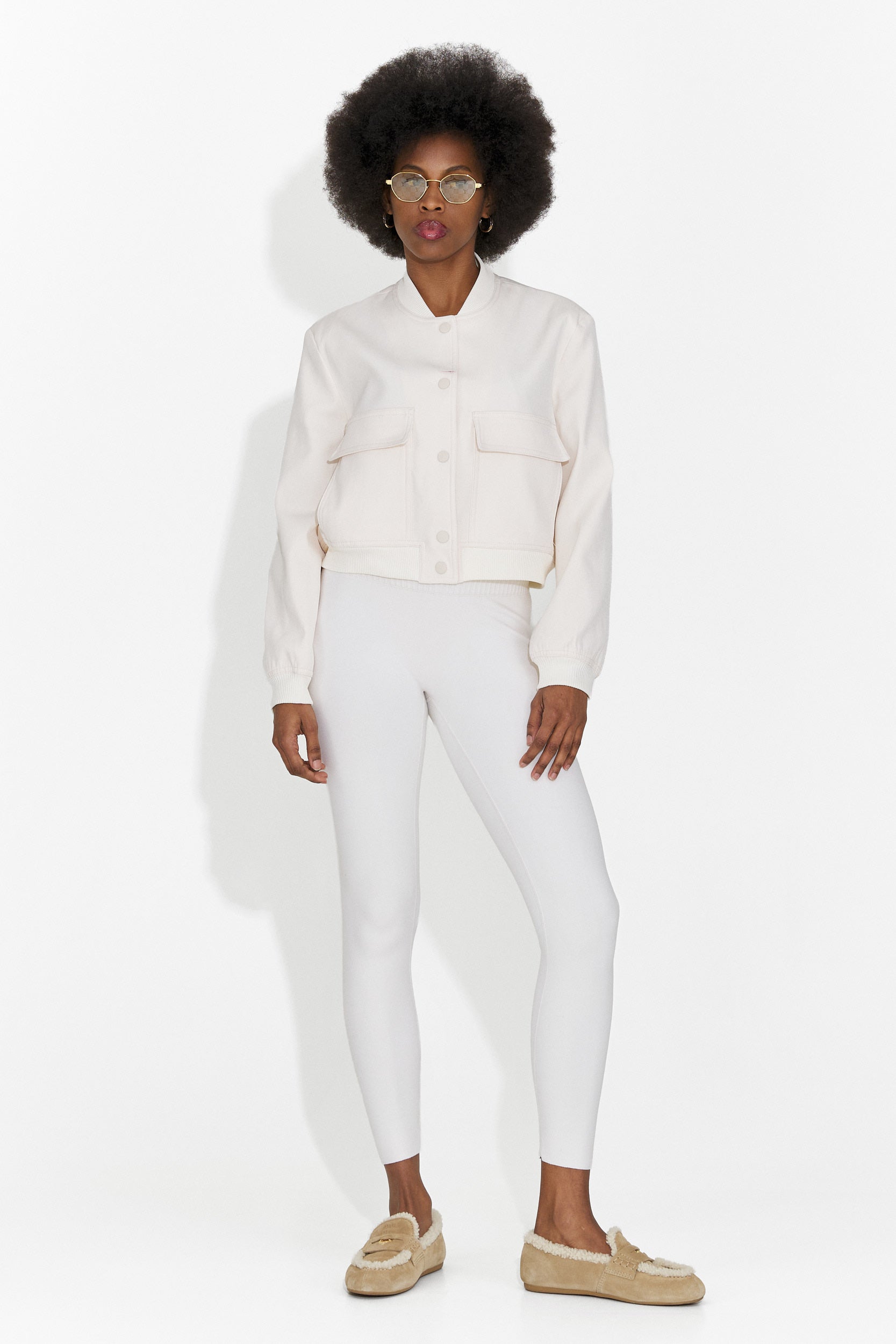 Women's casual cream jacket Cataleia Bogas