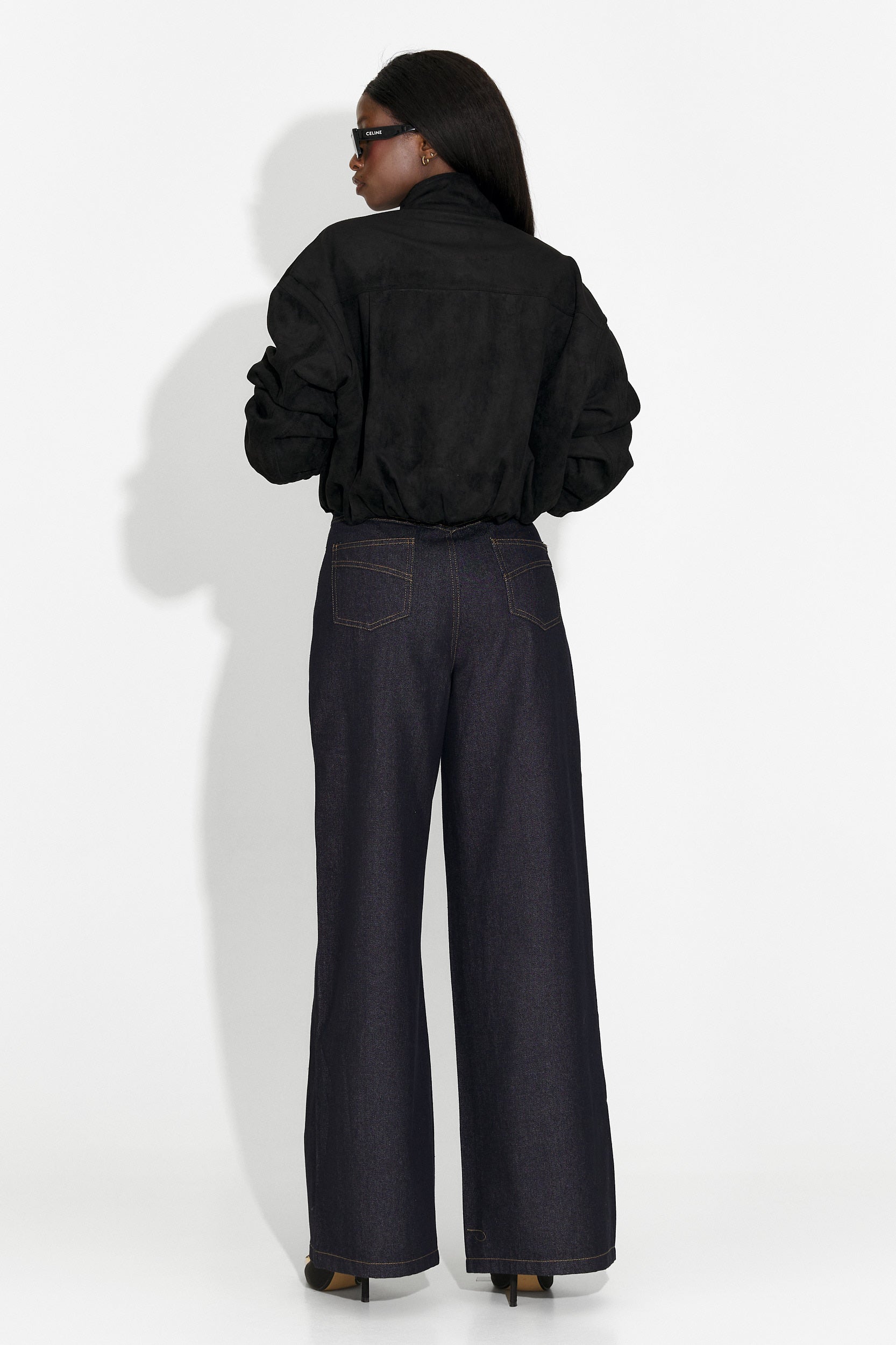 Γυναικείο casual μαύρο μπουφάν Trinidad Bogas