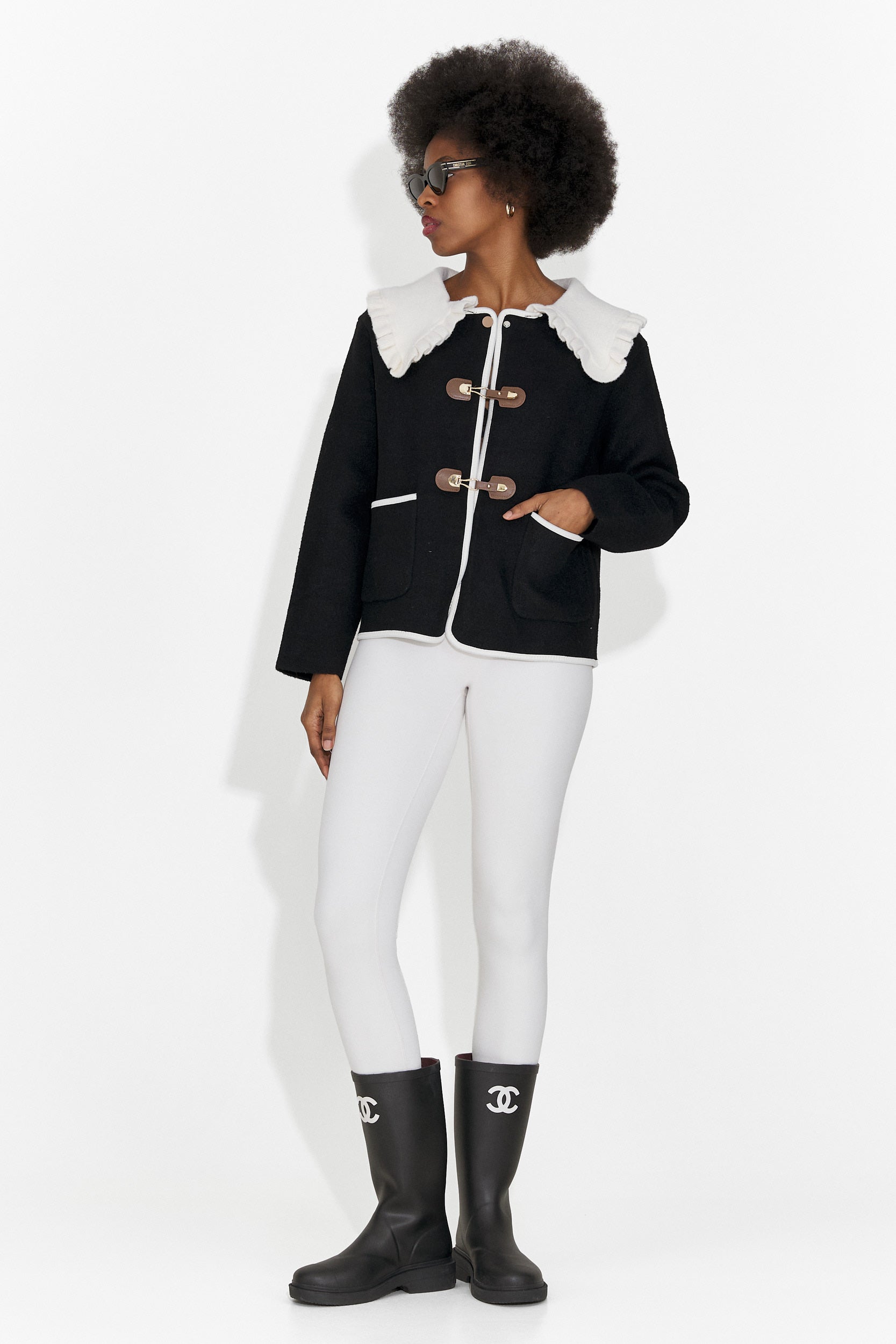 Elegant Black Women's Jacket Atila Bogas