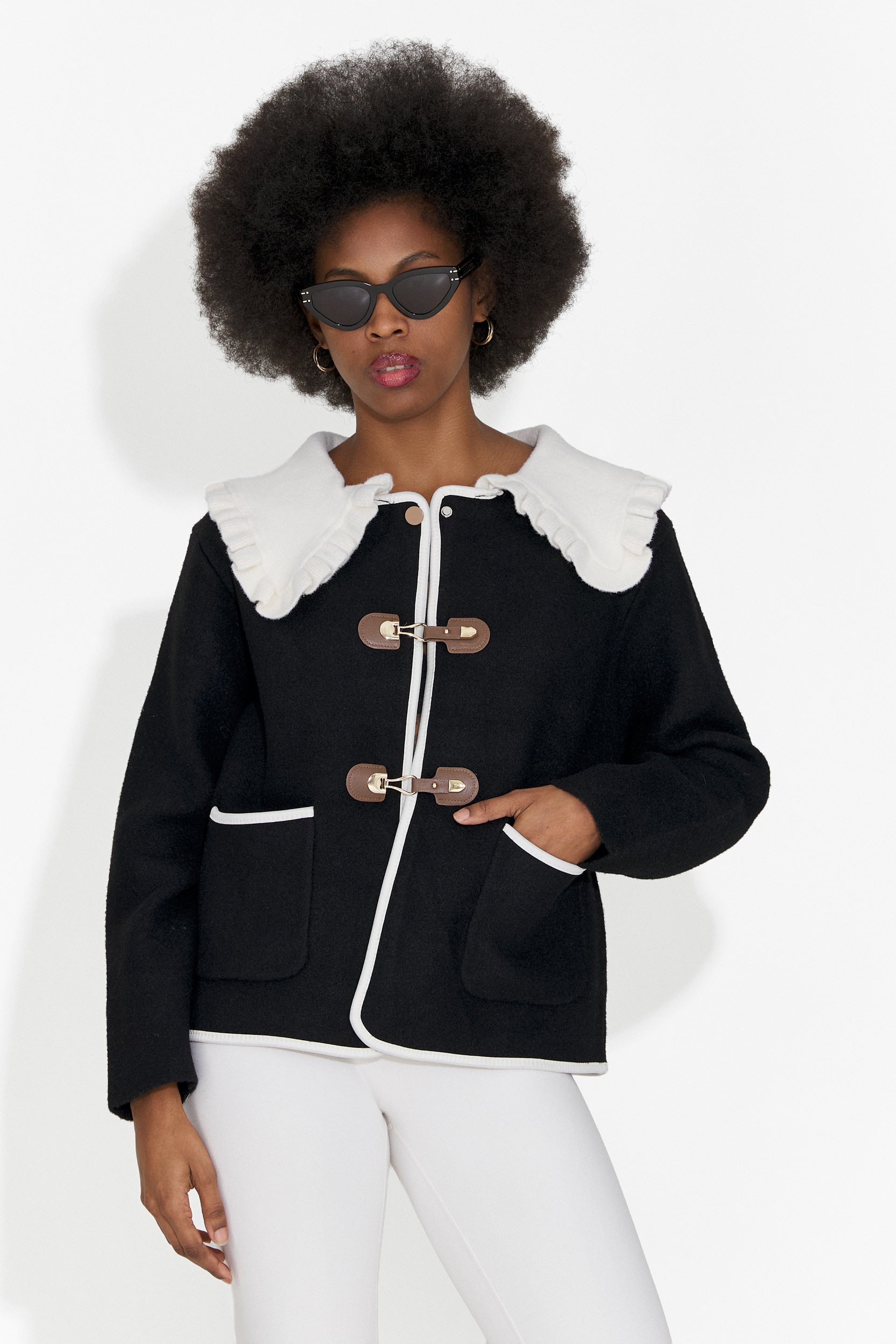 Elegant Black Women's Jacket Atila Bogas
