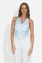 Women's casual light blue tank top Cozya Bogas