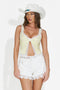 Women's casual yellow tank top Beronsa Bogas