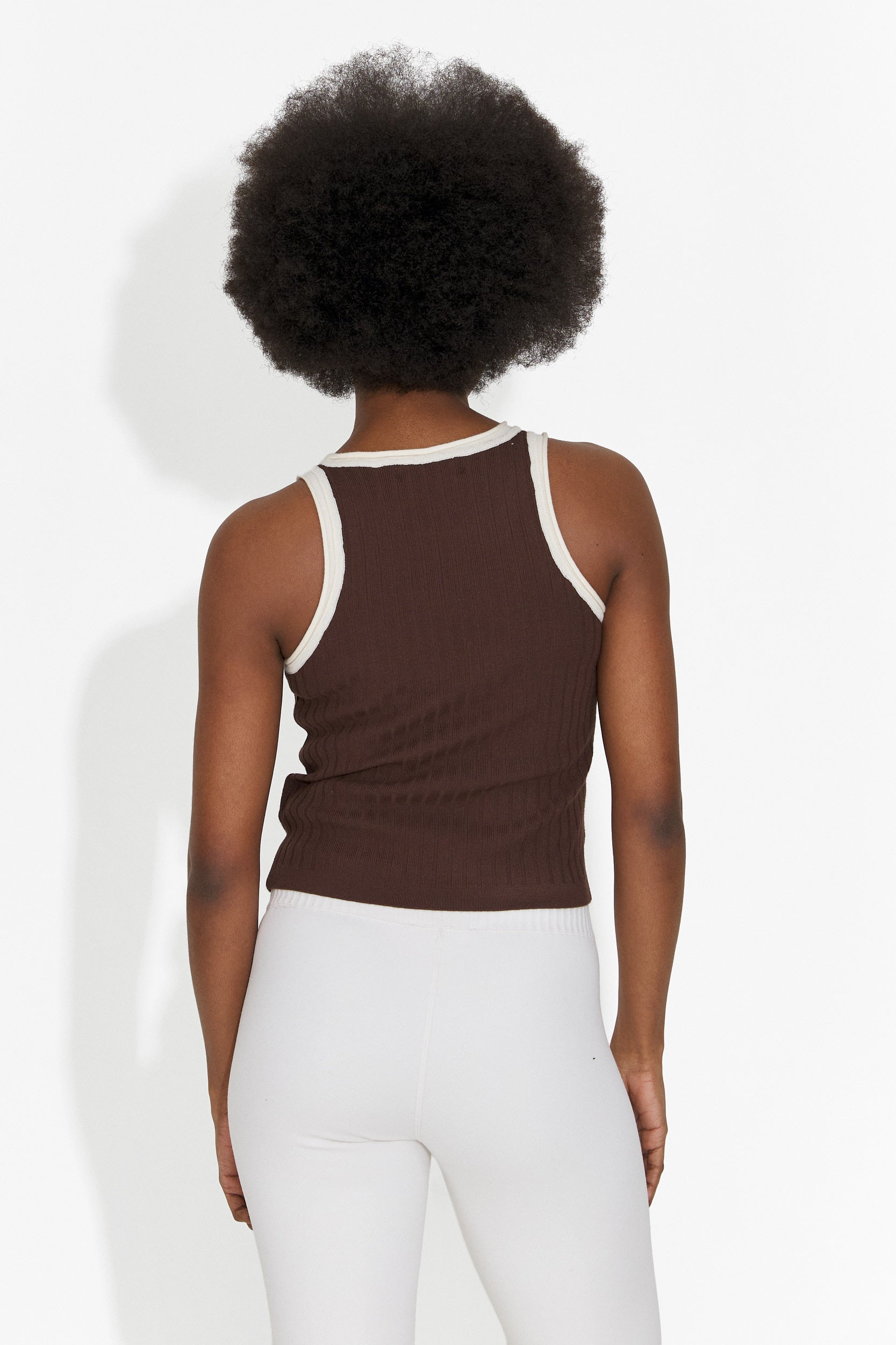 Damen-Tanktop lässig braun Catarina Bogas