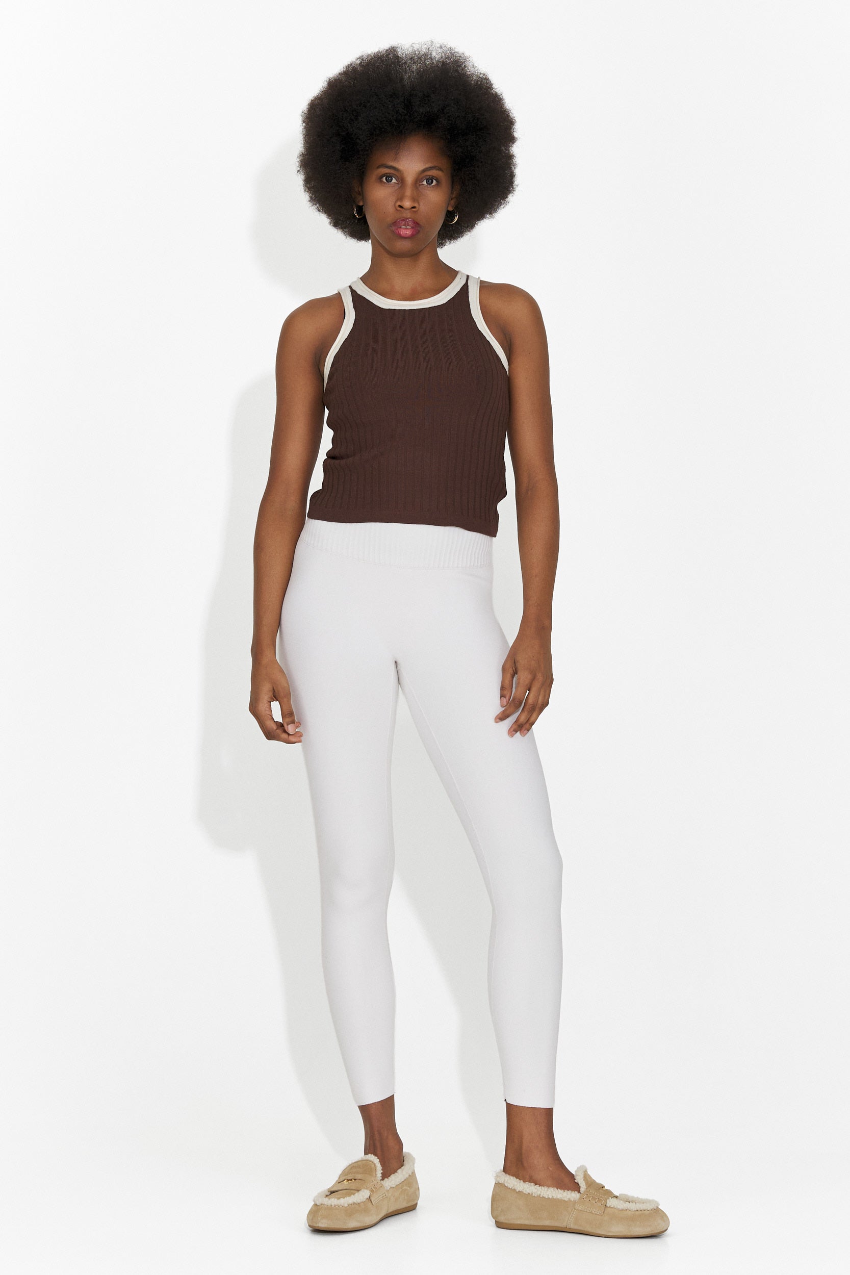 Damen-Tanktop lässig braun Catarina Bogas