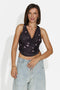 Women's casual black tank top Cozya Bogas
