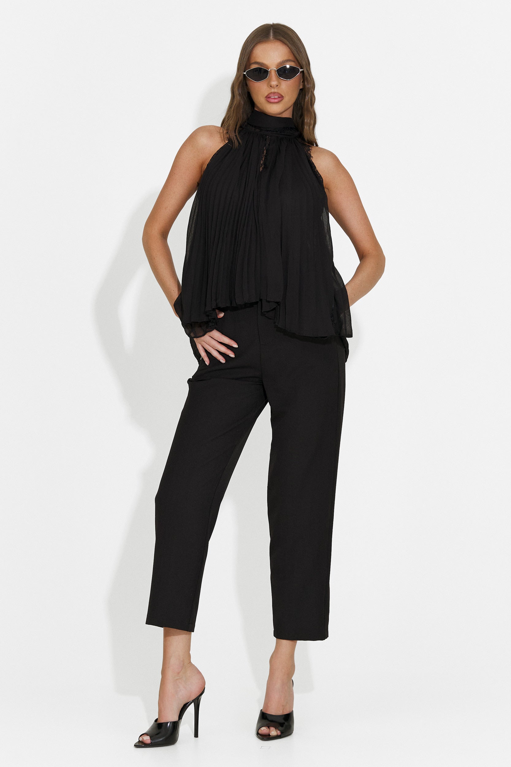 Casual black women's tank top Eirena Bogas