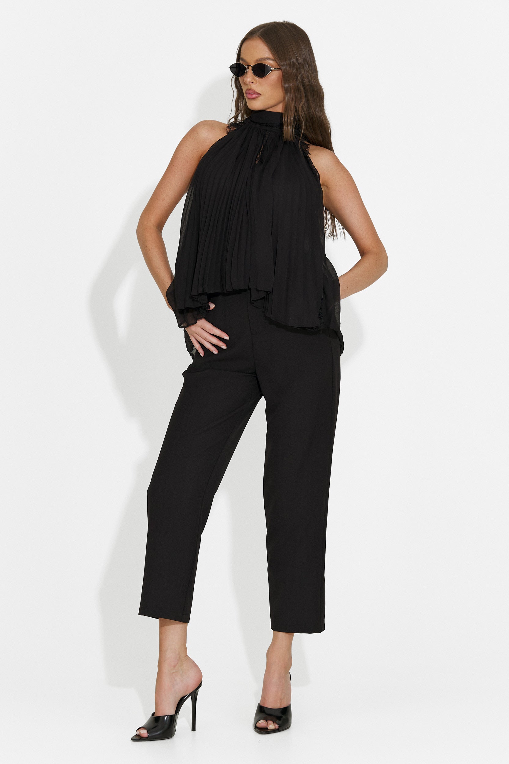 Casual black women's tank top Eirena Bogas