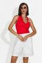 Women's casual red tank top Miami Bogas