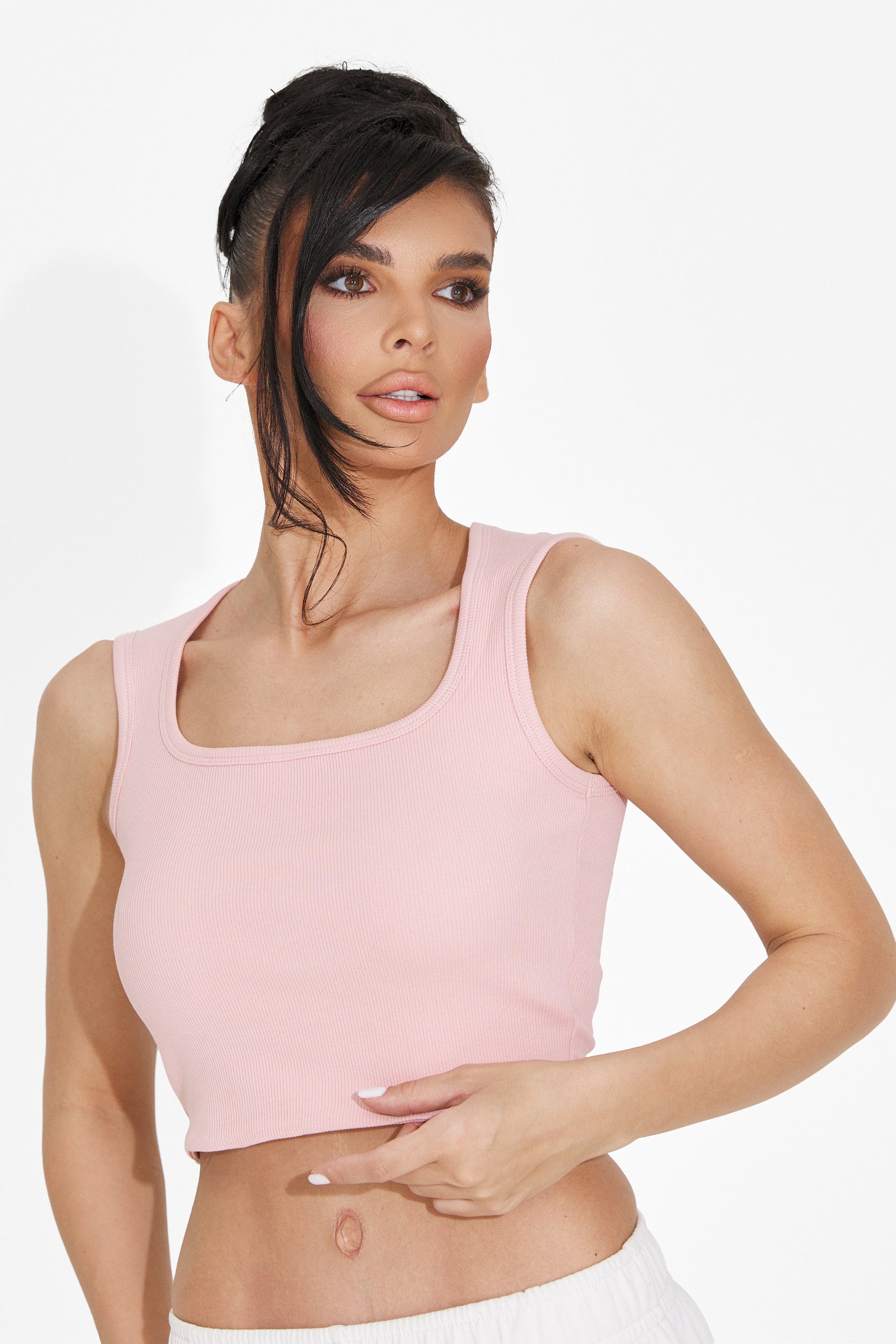 Veliria Bogas Casual Pink Women's Tank Top