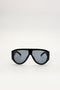 Lunettes de Soleil Noires Viewa Bogas pour Femmes