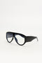 Ochelari dama de soare negru Waltraud Bogas