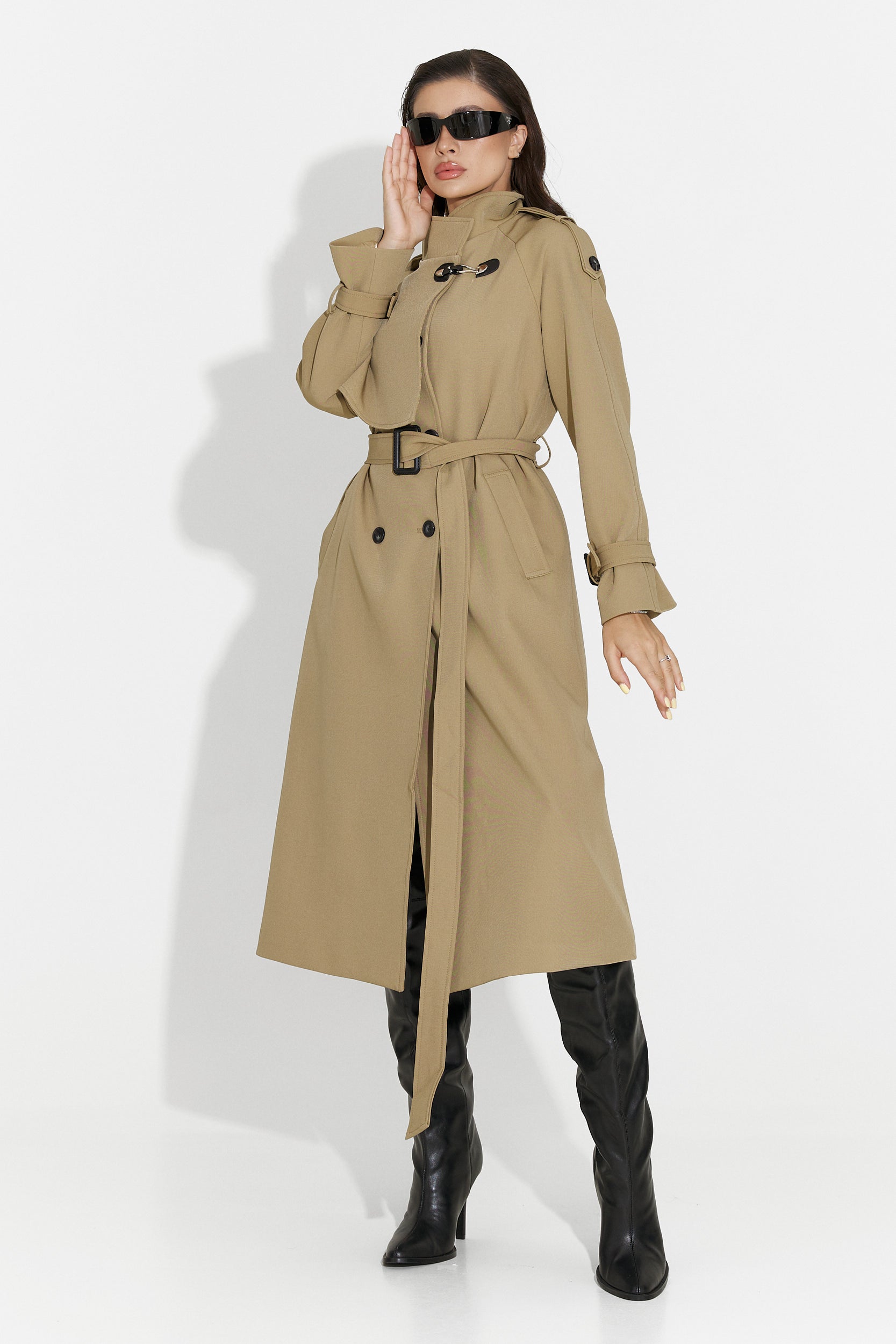 Cappotto Lungo Marrone da Donna di Misena Bogas