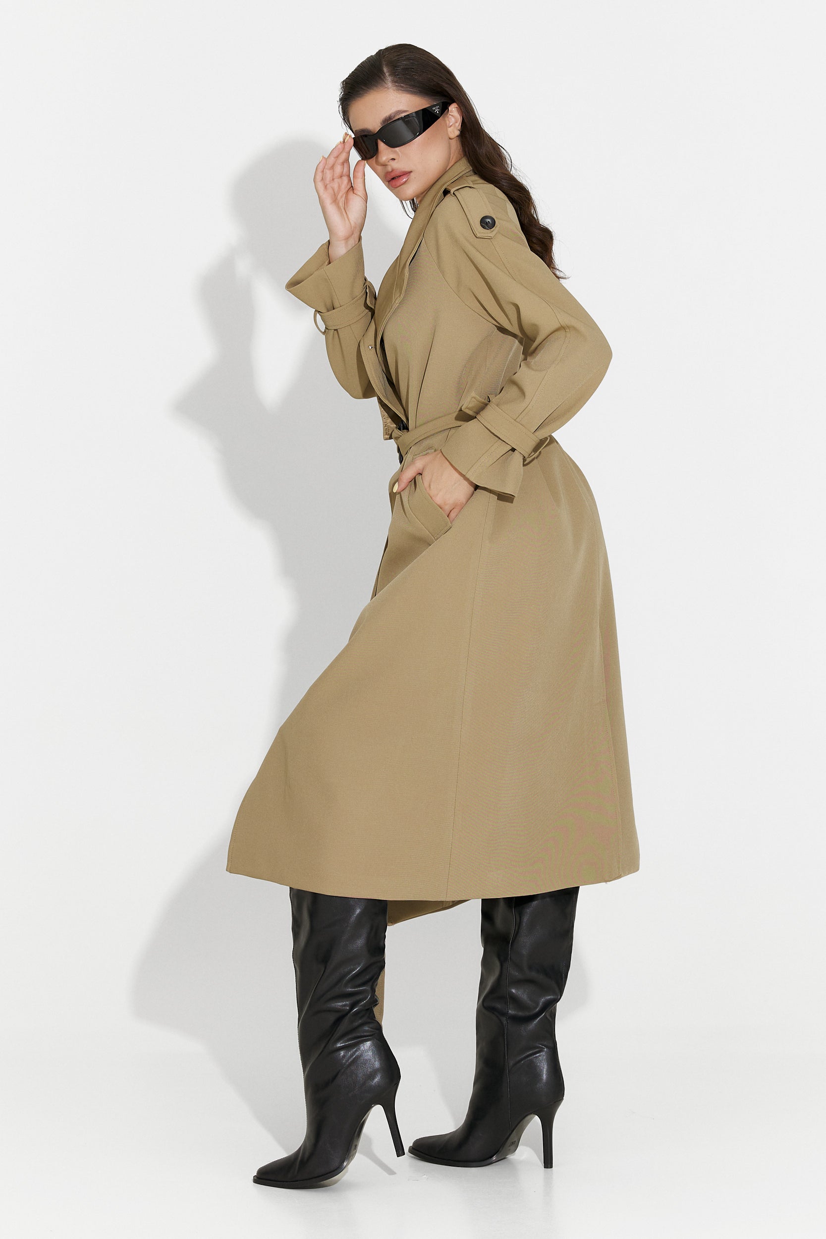Cappotto Lungo Marrone da Donna di Misena Bogas