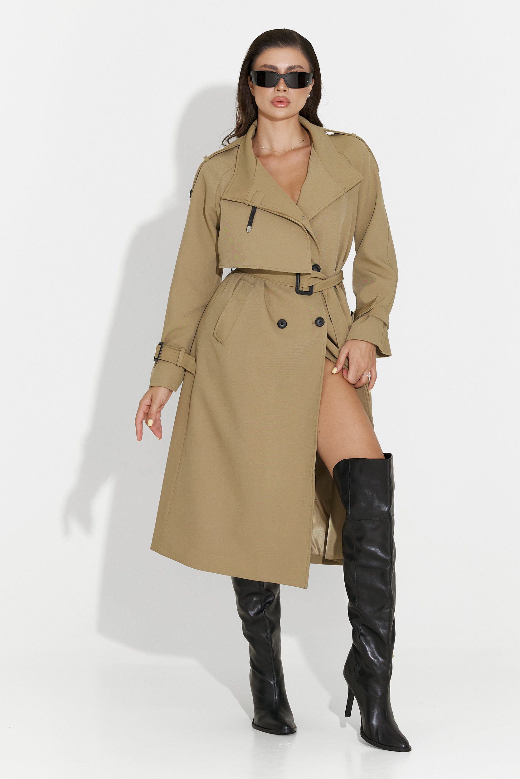 Cappotto Lungo Marrone da Donna di Misena Bogas