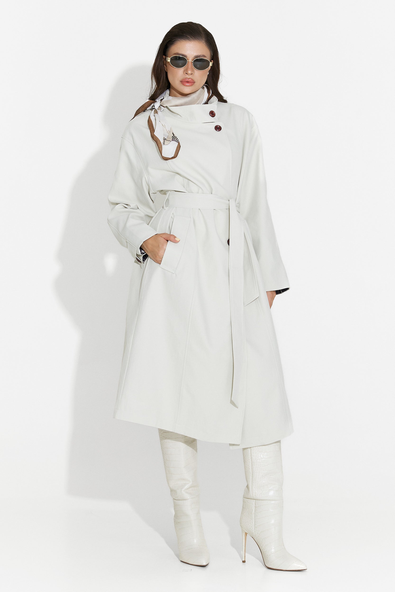 Medium Grey Dakisa Bogas Women's Coat