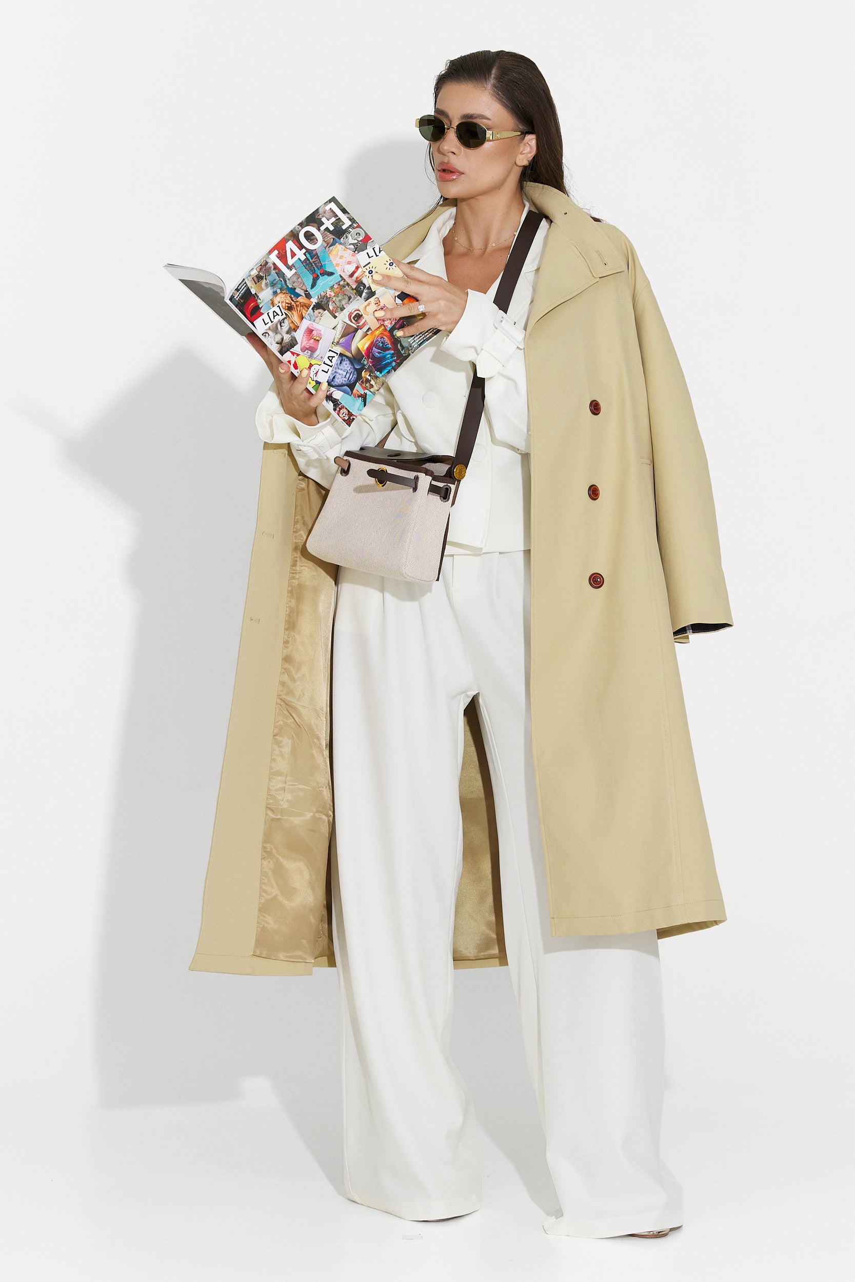 Medium brown Dakisa Bogas ladies coat