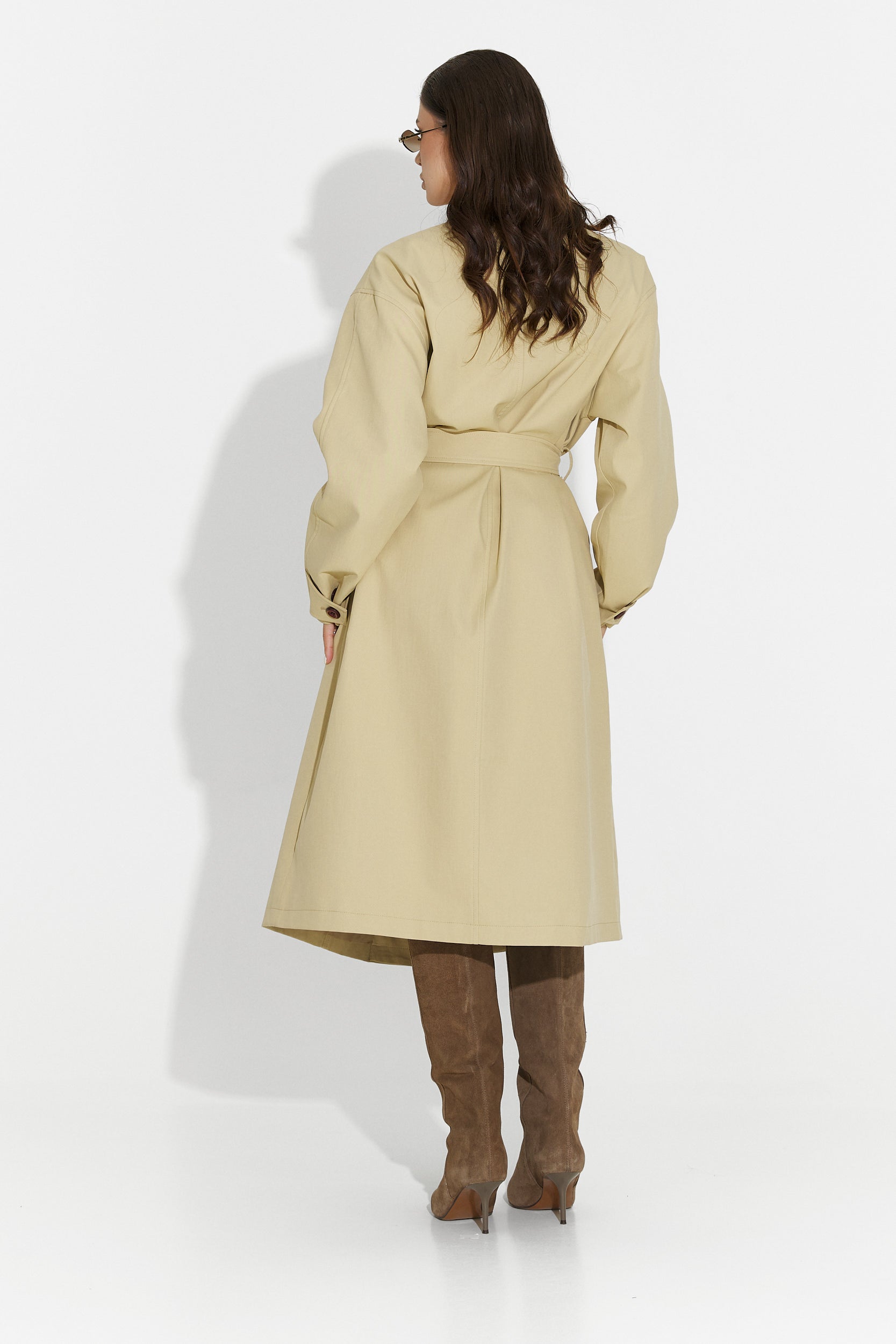 Mittelbrauner Dakisa Bogas Damenmantel