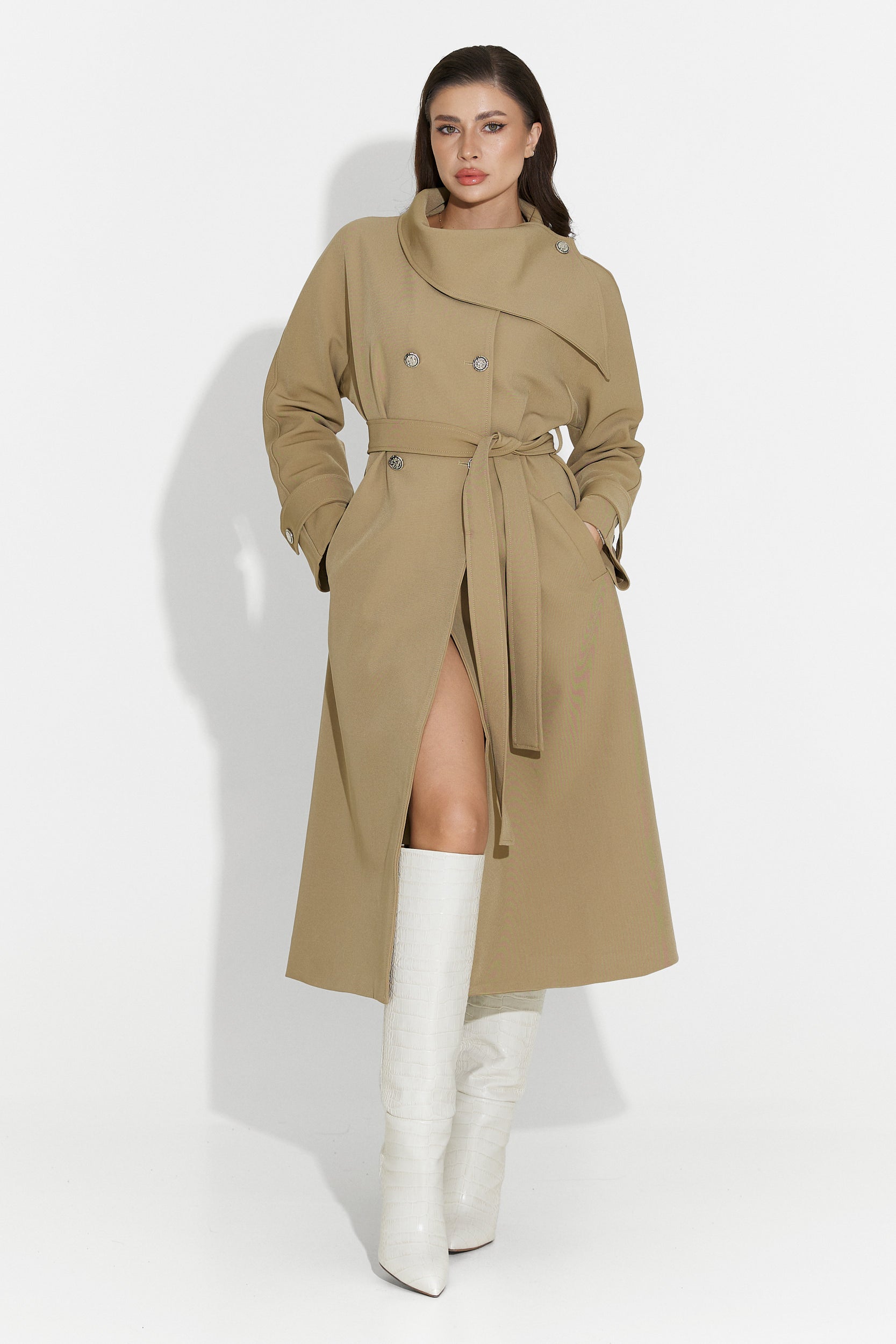 Medium Brown Ladies Coat Scotie Bogas