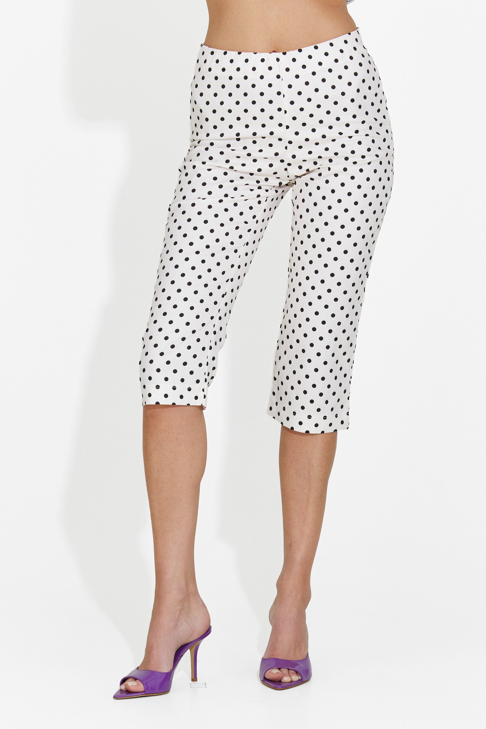 Women's white capri pants Cariana Bogas