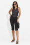 Women's black capri pants Aspazia Bogas