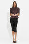 Pantalones de mujer capri negros Nedenia Bogas