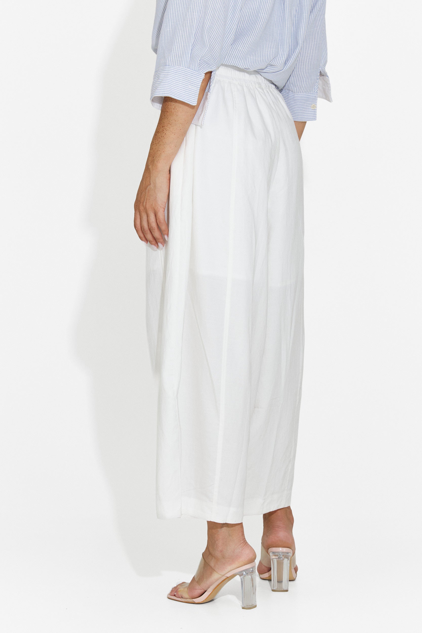 Pantalon femme décontracté blanc Eusepia Bogas