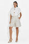 Casual beige women's pants Ofelyna Bogas