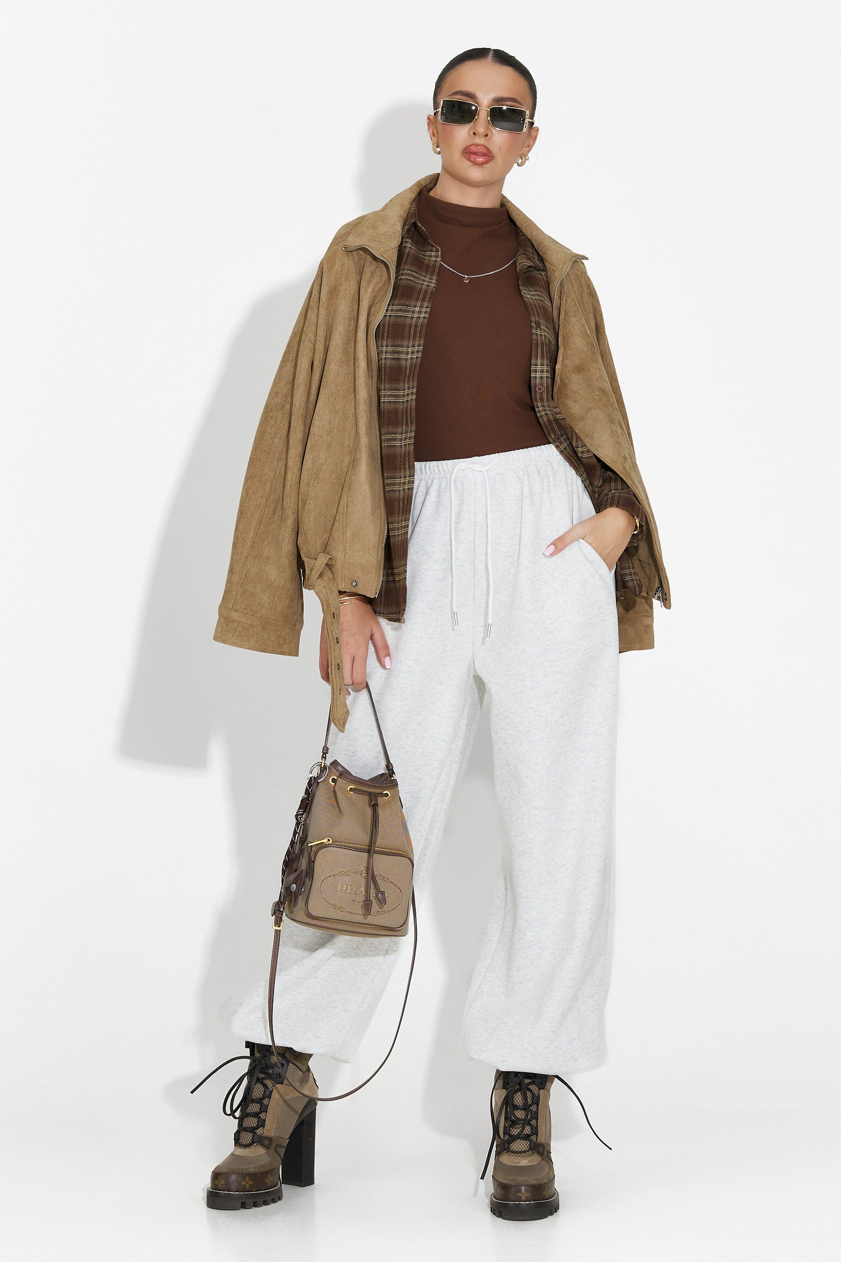 Isoria Bogas Casual Grey Ladies Trousers