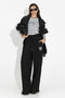 Spodnie damskie casual czarne Novirene Bogas