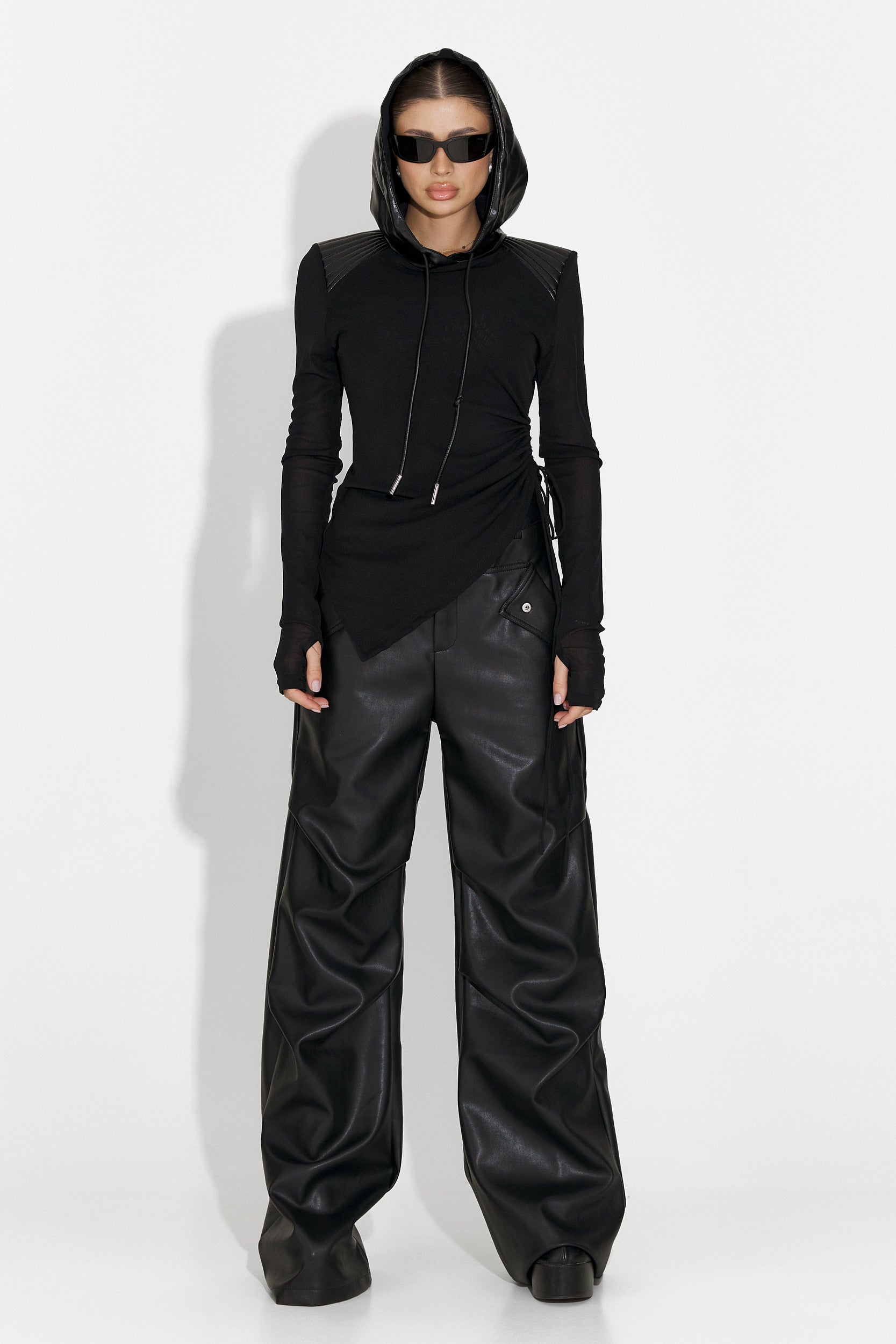 Savelis Bogas Casual Black Women's Pants