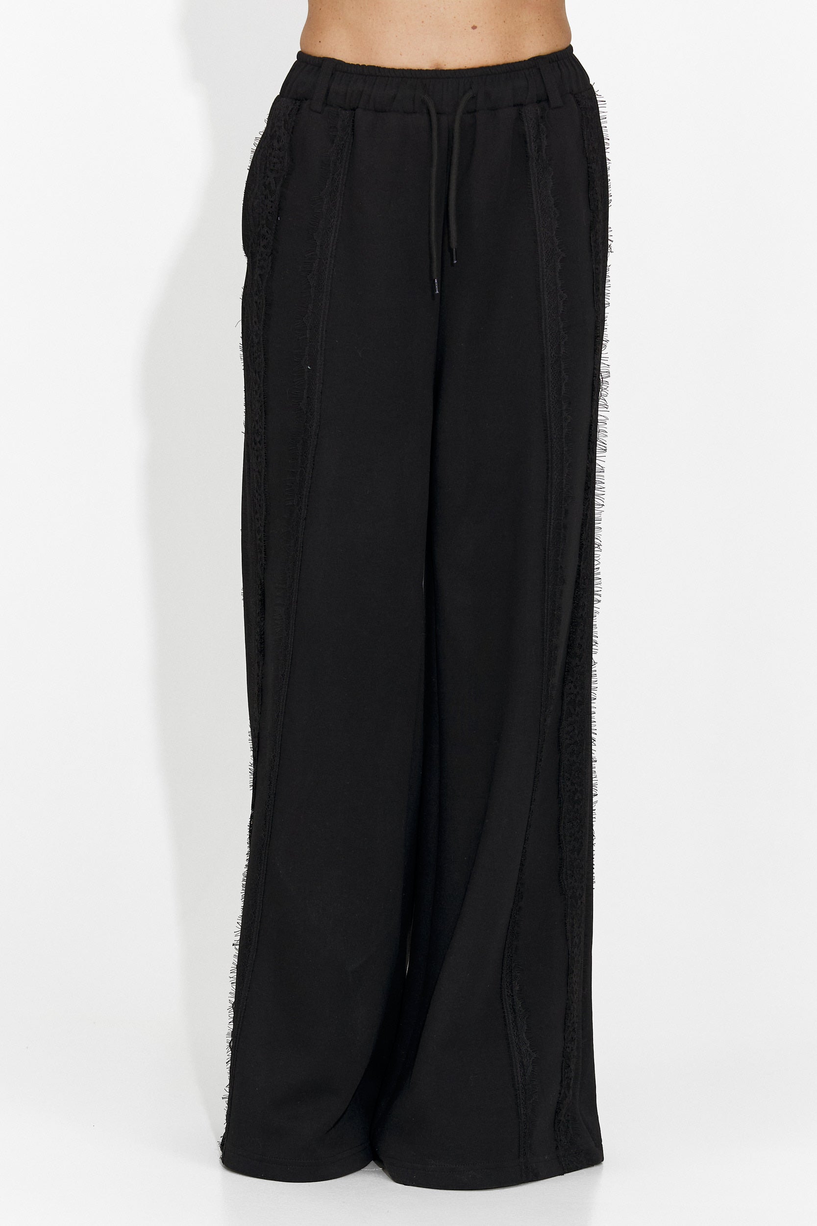 Zarania Bogas ležérní černé dámské kalhoty