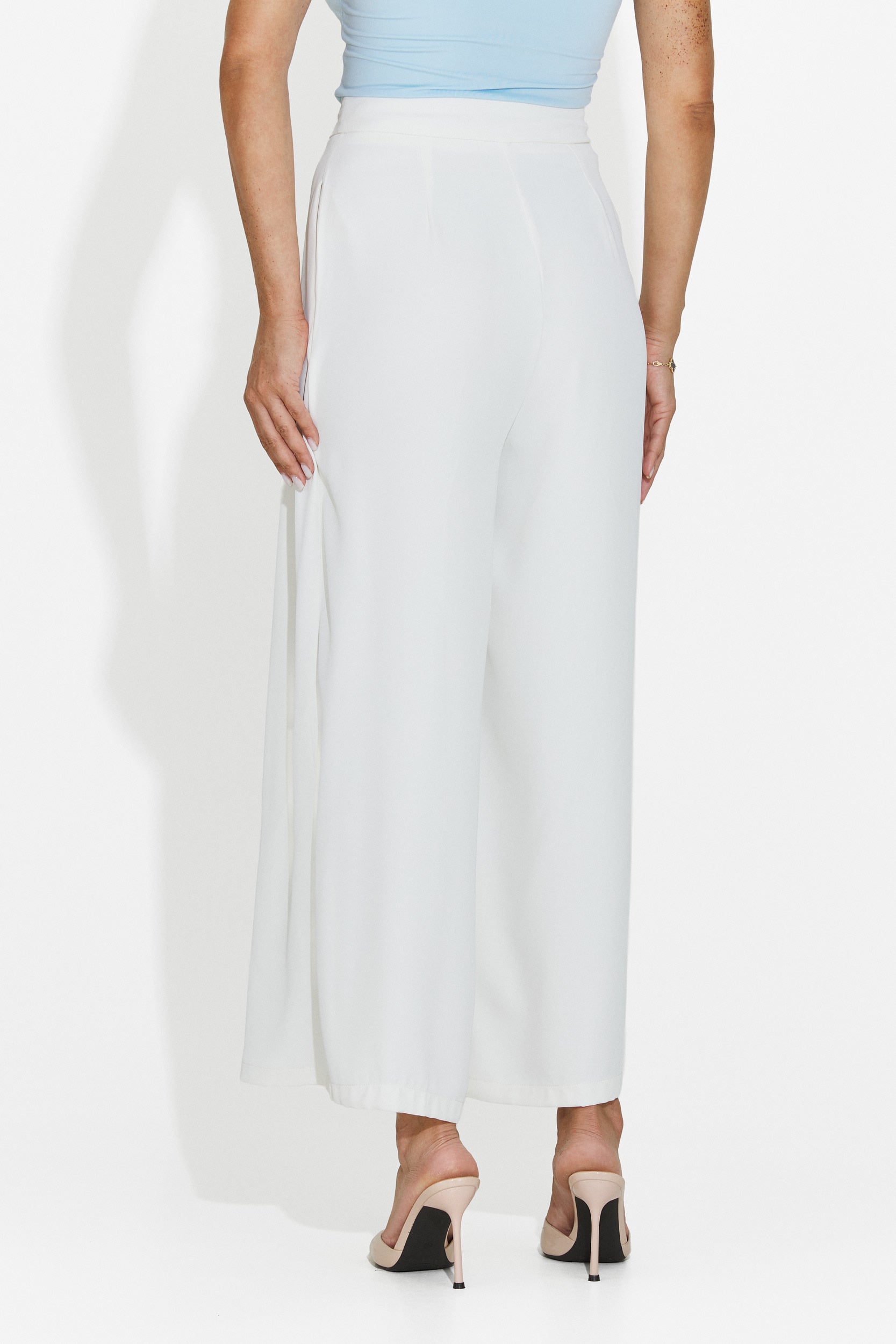 Women's elegant white pants Lioria Bogas