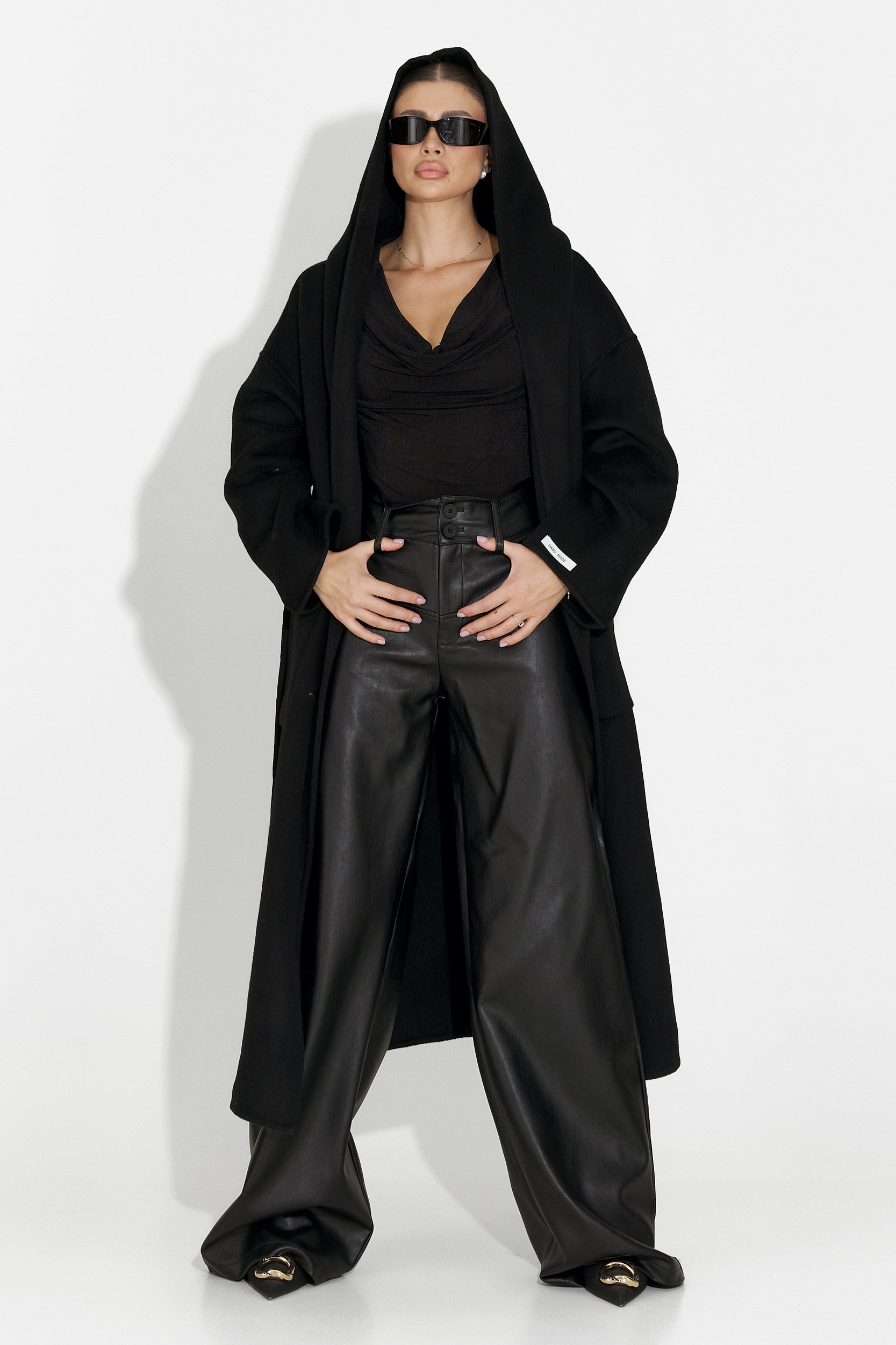 Eleganta svarta dambyxor Clorina Bogas