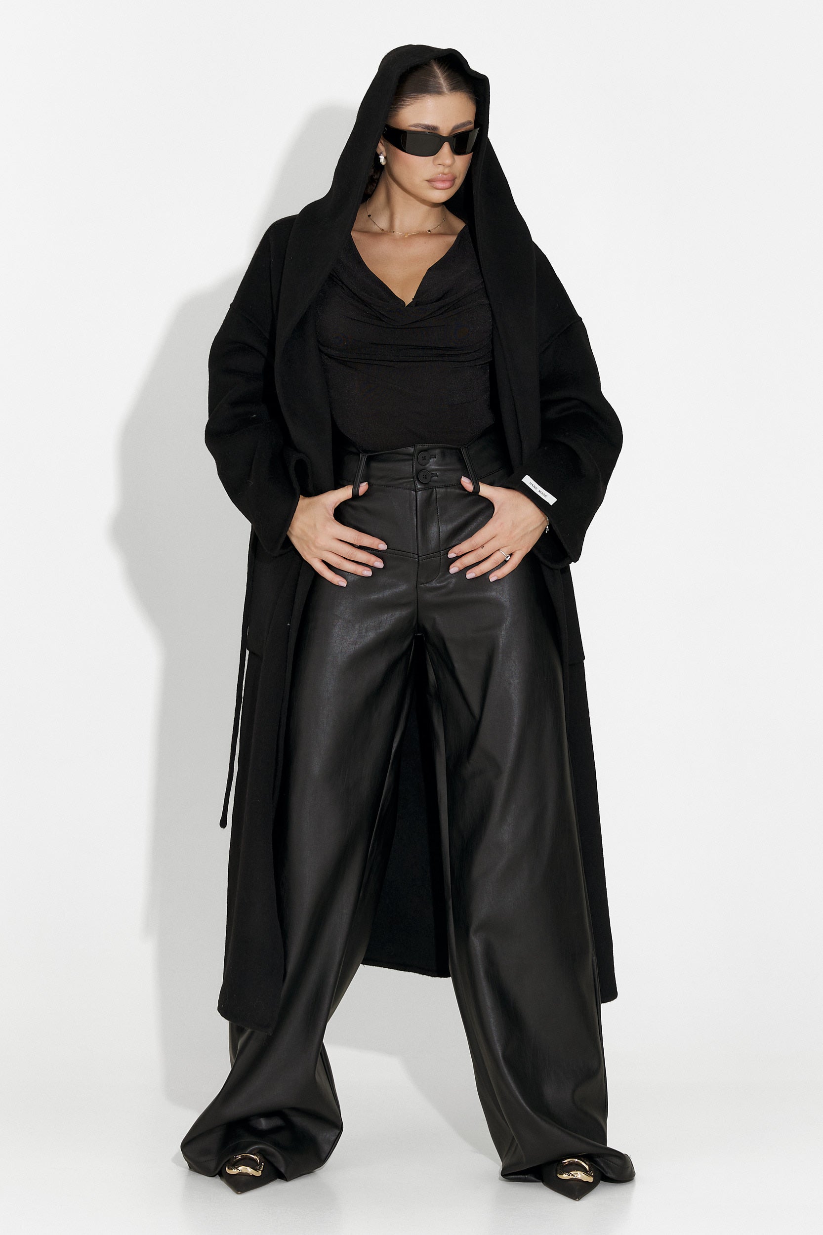 Eleganta svarta dambyxor Clorina Bogas