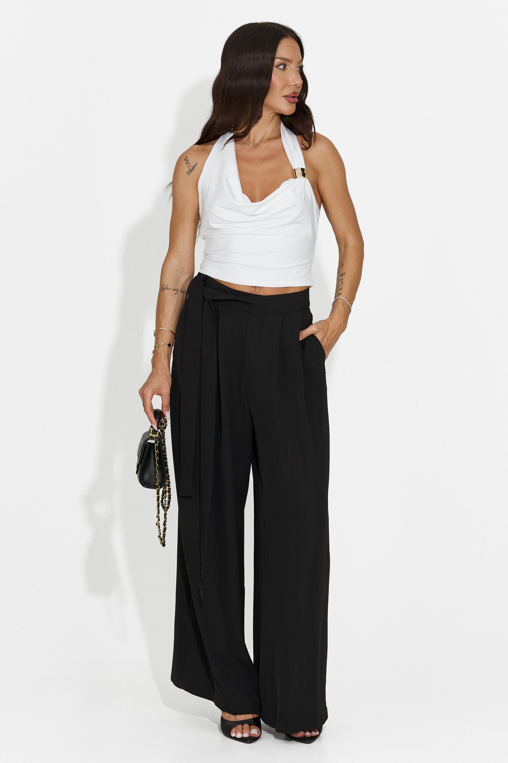 Women's elegant black pants Lioria Bogas