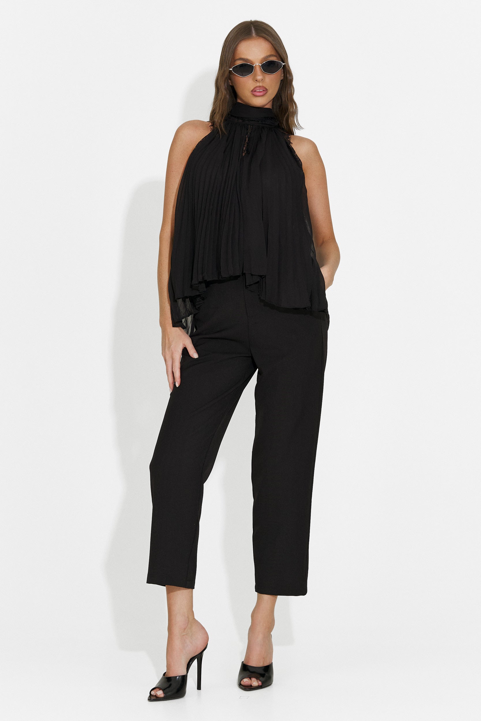 Women's elegant black pants Sereia Bogas