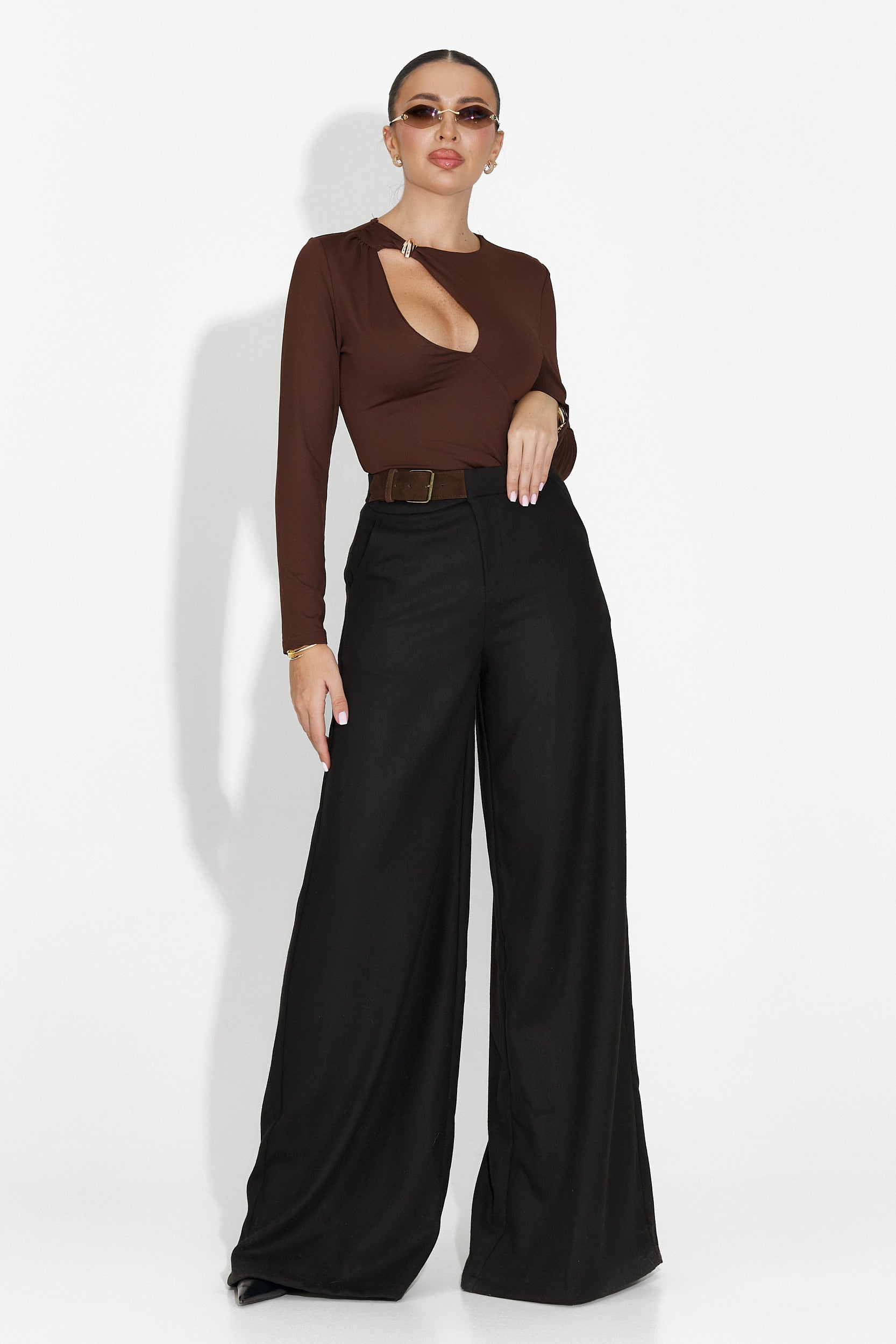 Velira Bogas Elegant Black Ladies Trousers