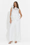 Crystia Bogas Elegant Long White Ladies Trousers