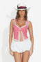 Women's white short pants Alexonia Bogas